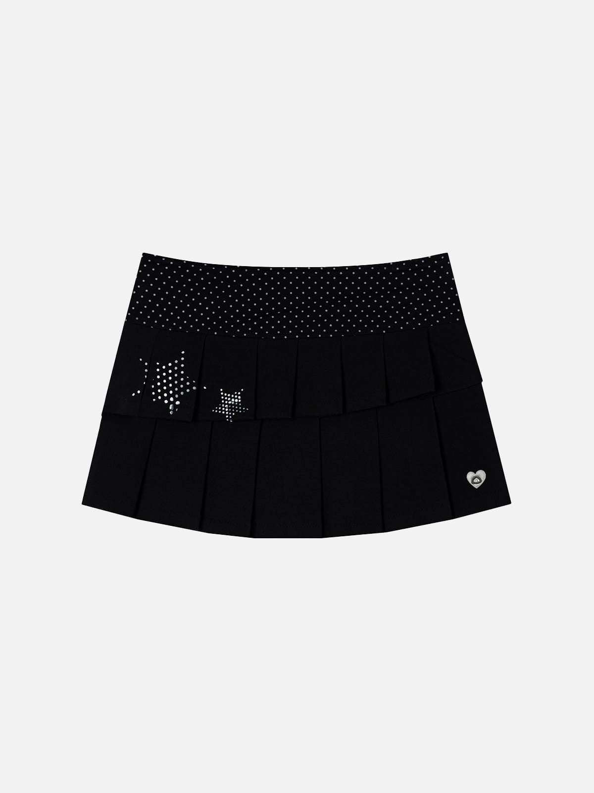 Alternative view of Aelfric Eden Polka Dot Pleated Skirt