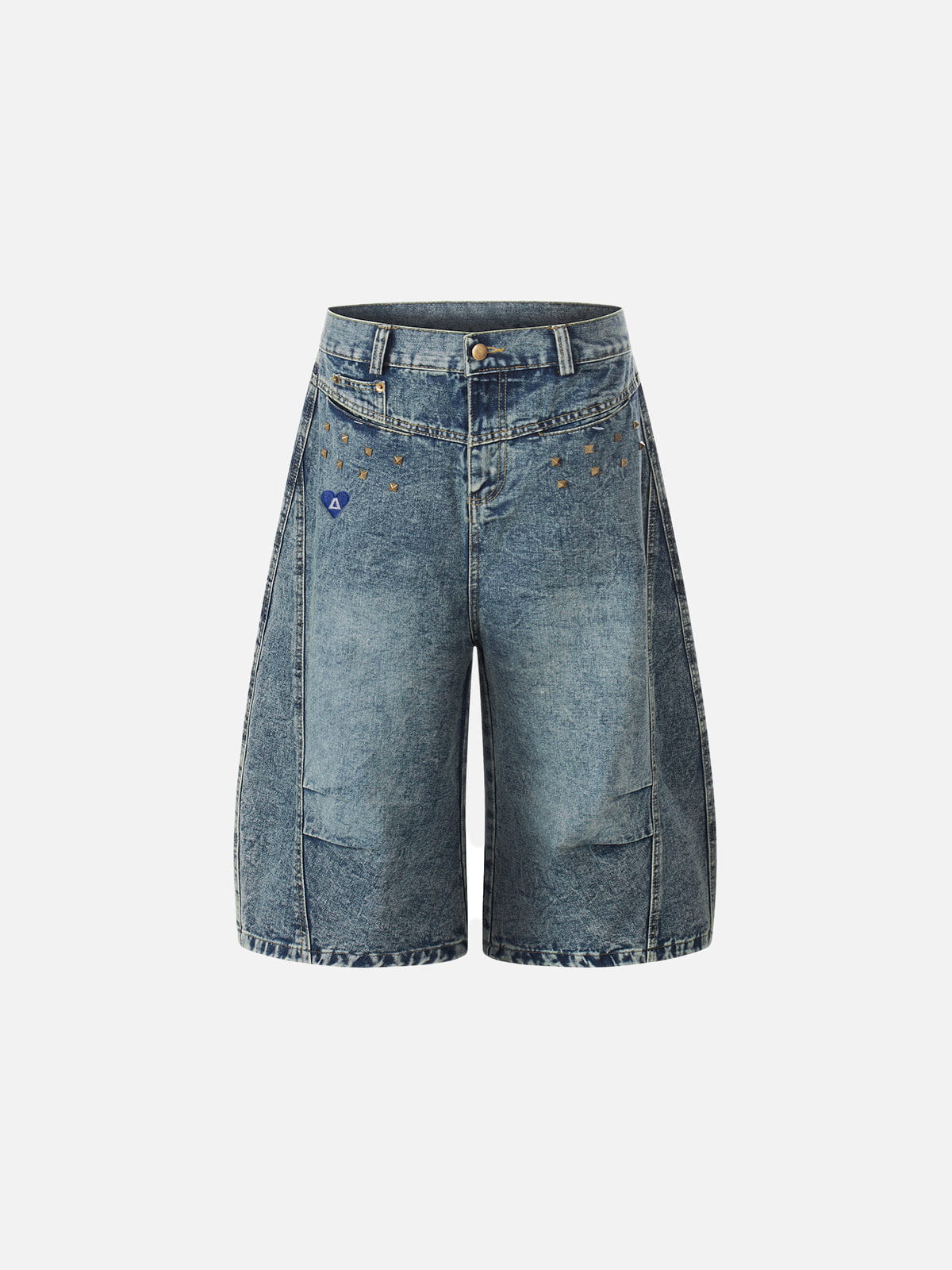 Aelfric Eden Studded Panel Longline Jorts