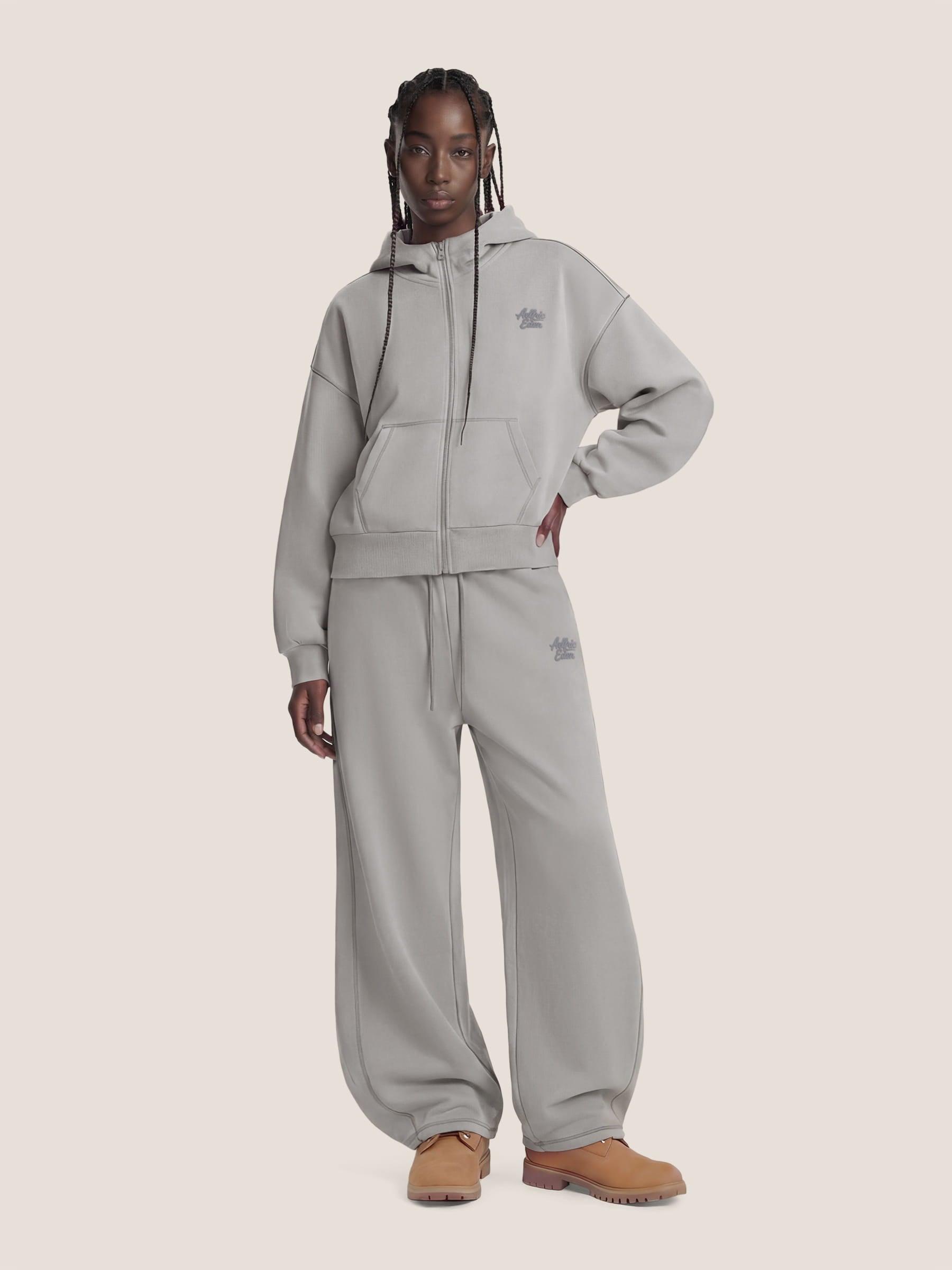 Cloud Boxy Hoodie Sets