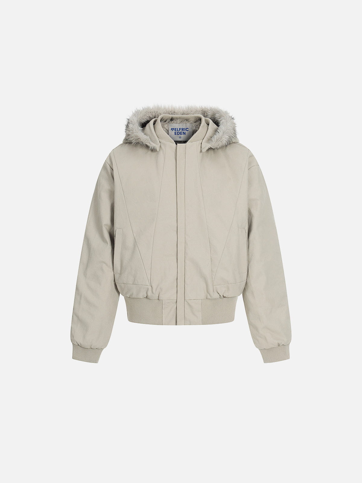 Aelfric Eden Fur Hooded Zip Up Coat