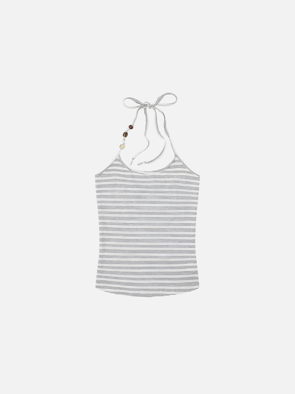 Aelfric Eden Beaded Striped Halter Top