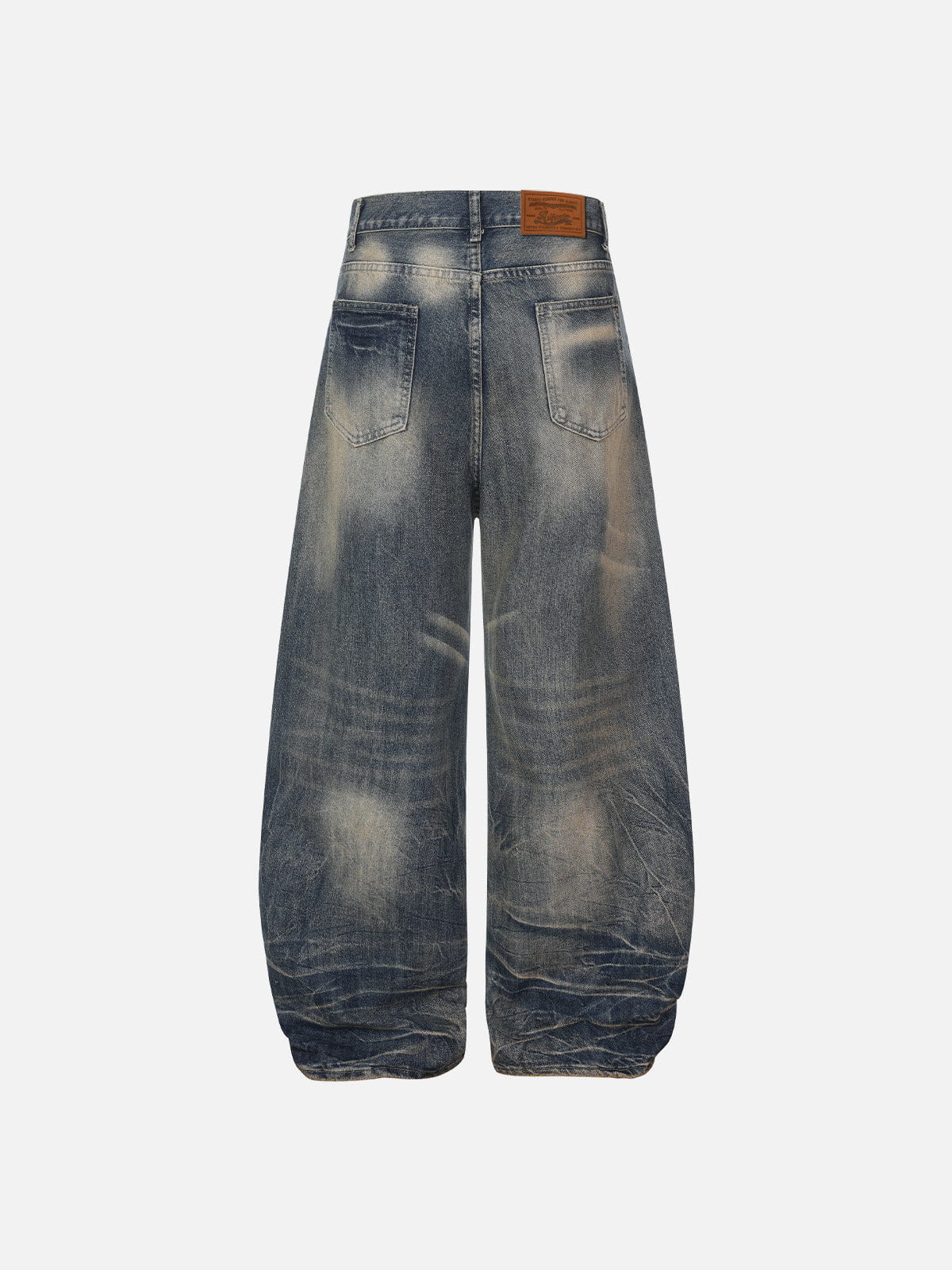 Alternative view of Aelfric Eden Washed Whiskered Baggy Barrel Jeans