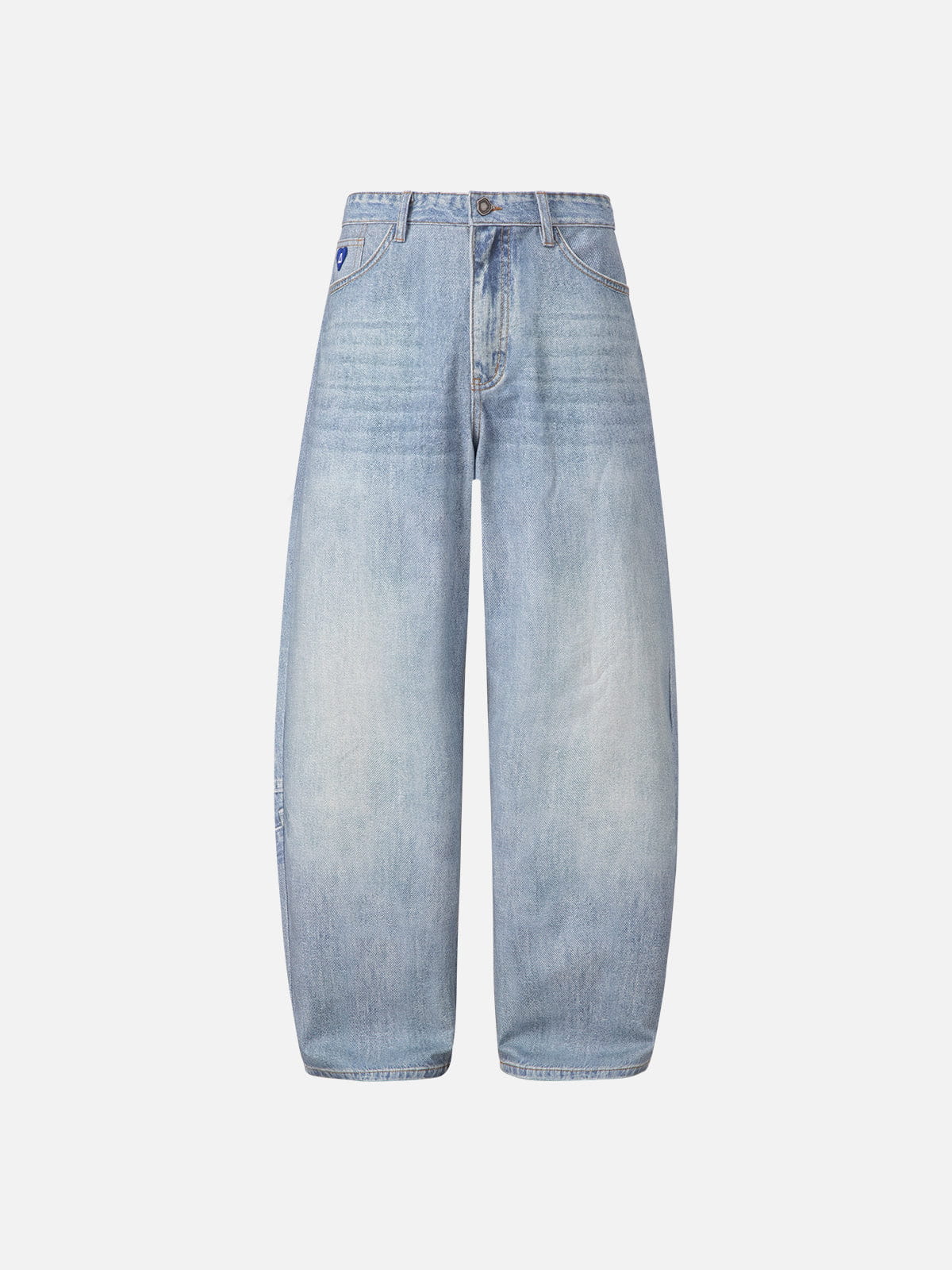 Alternative view of Aelfric Eden Inverted Graphic Baggy Barrel Jeans