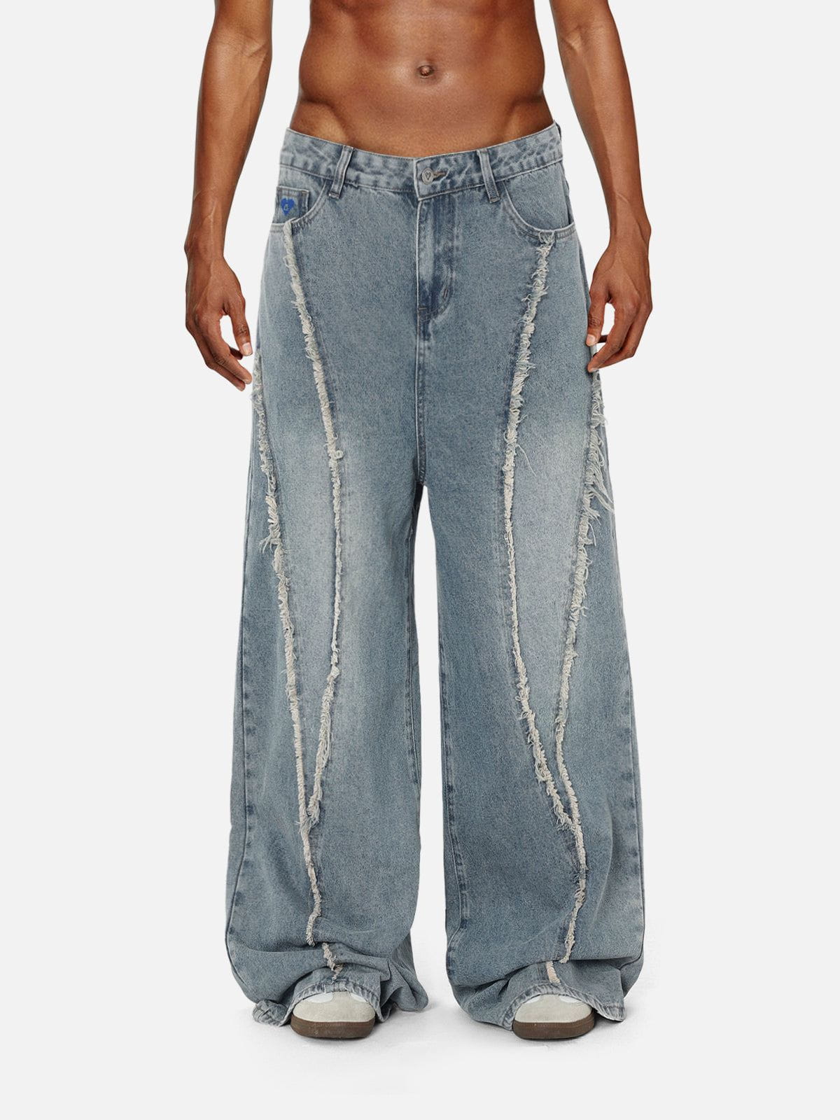 Alternative view of Aelfric Eden Baggy Fringe Jeans