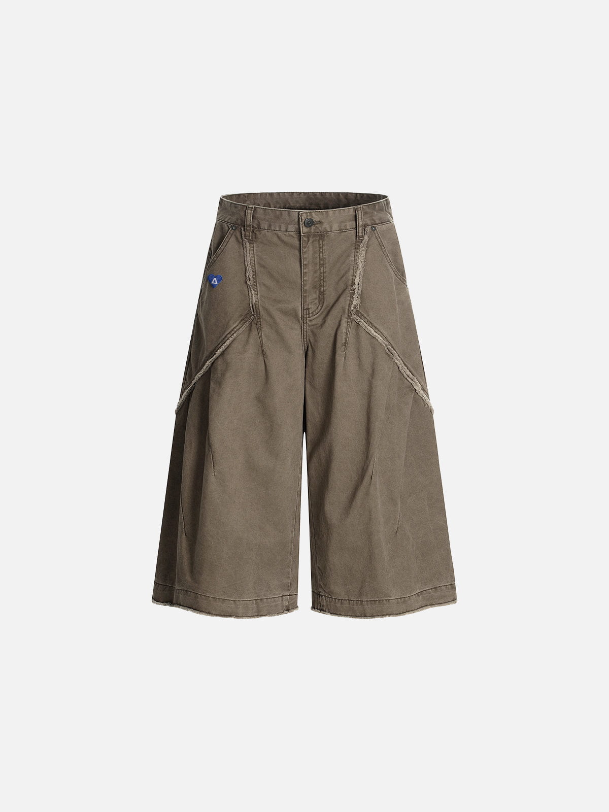 Aelfric Eden Distressed Panel Longline Jorts