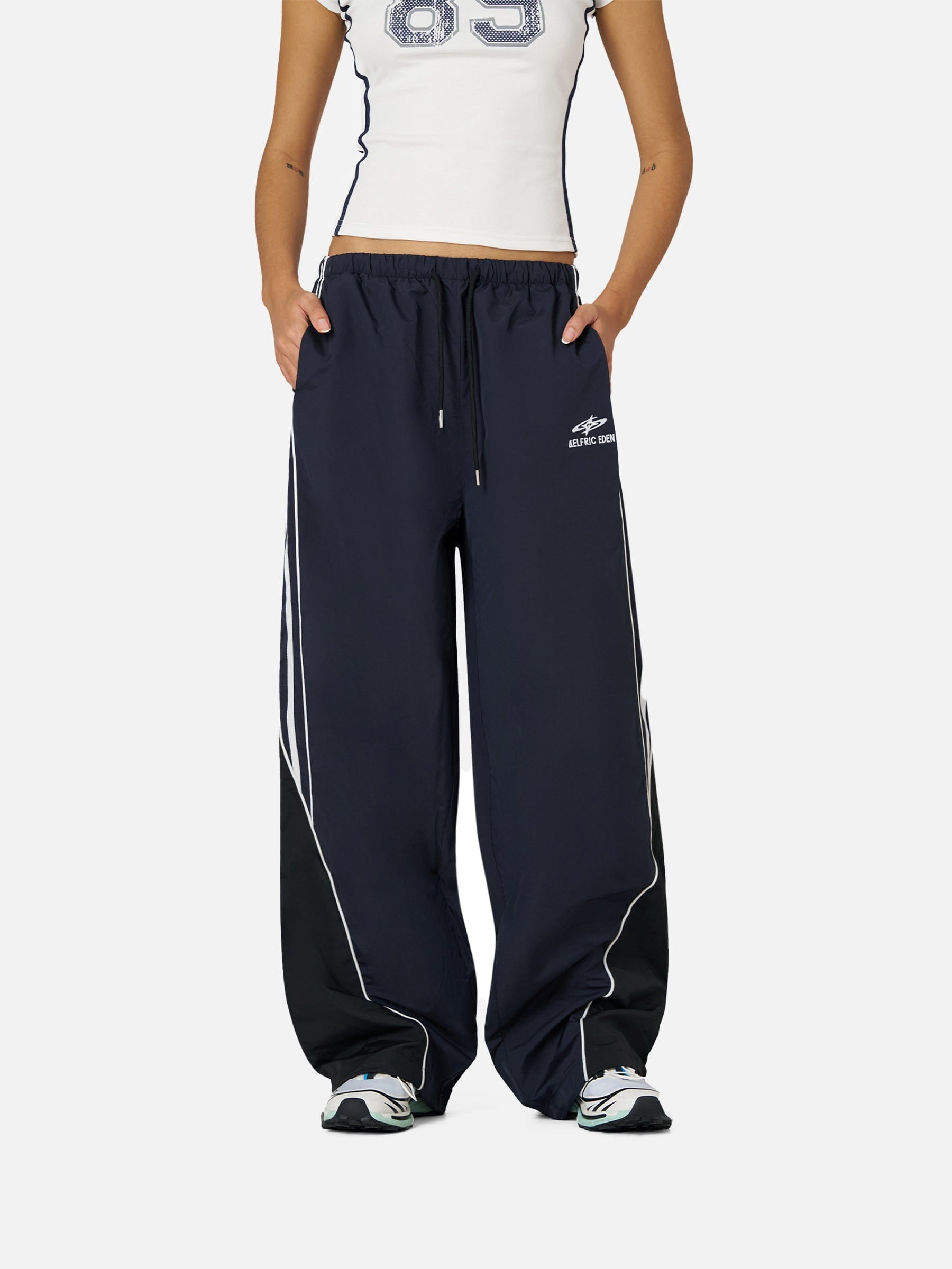 Alternative view of Aelfric Eden Contrast Side Baggy Track Pants