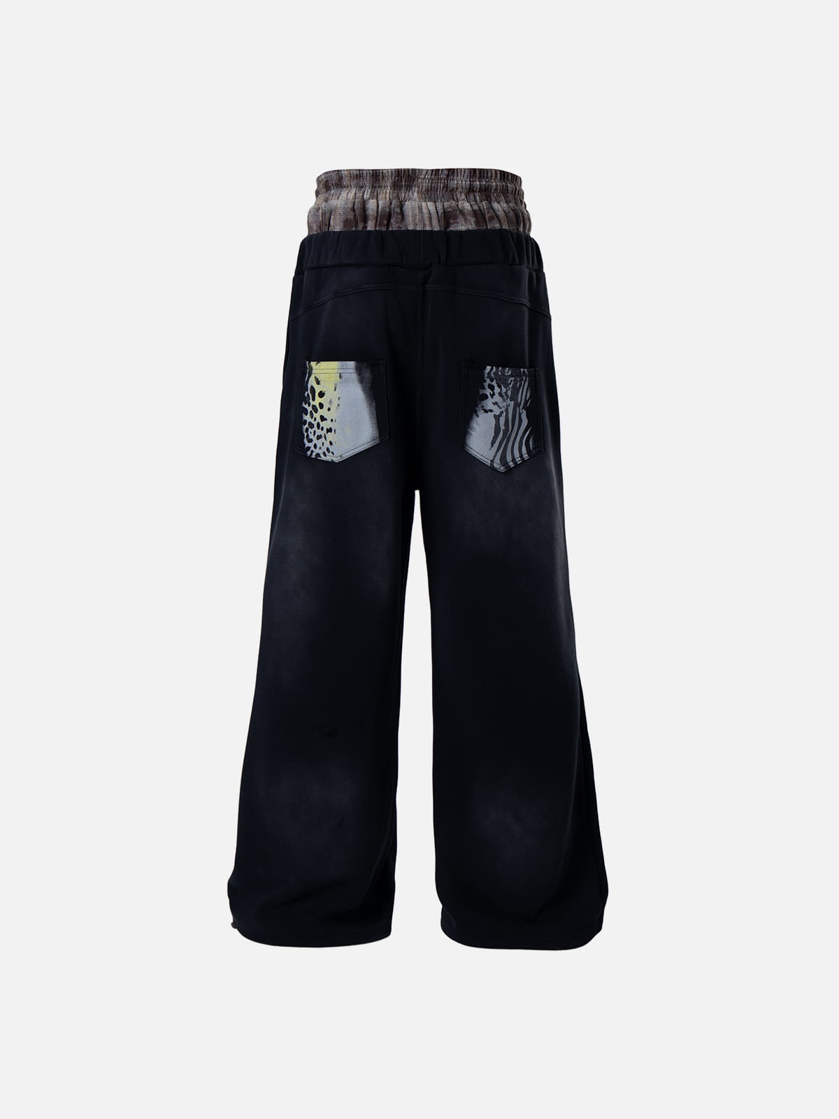 Alternative view of Aelfric Eden Zebra Print Double Waist Baggy Sweatpants