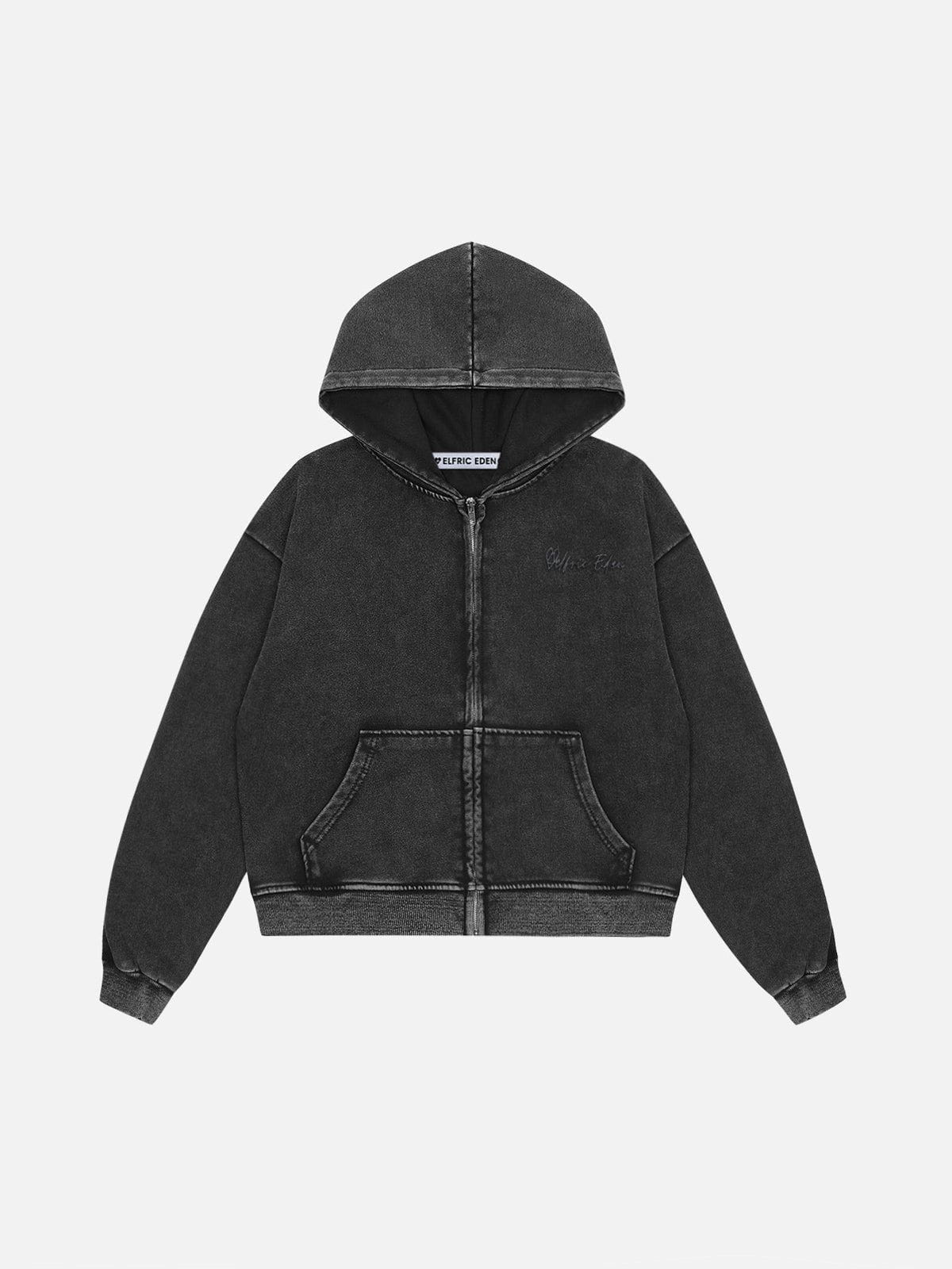 Alternative view of Aelfric Eden Boxy Solid Zip Up Hoodie