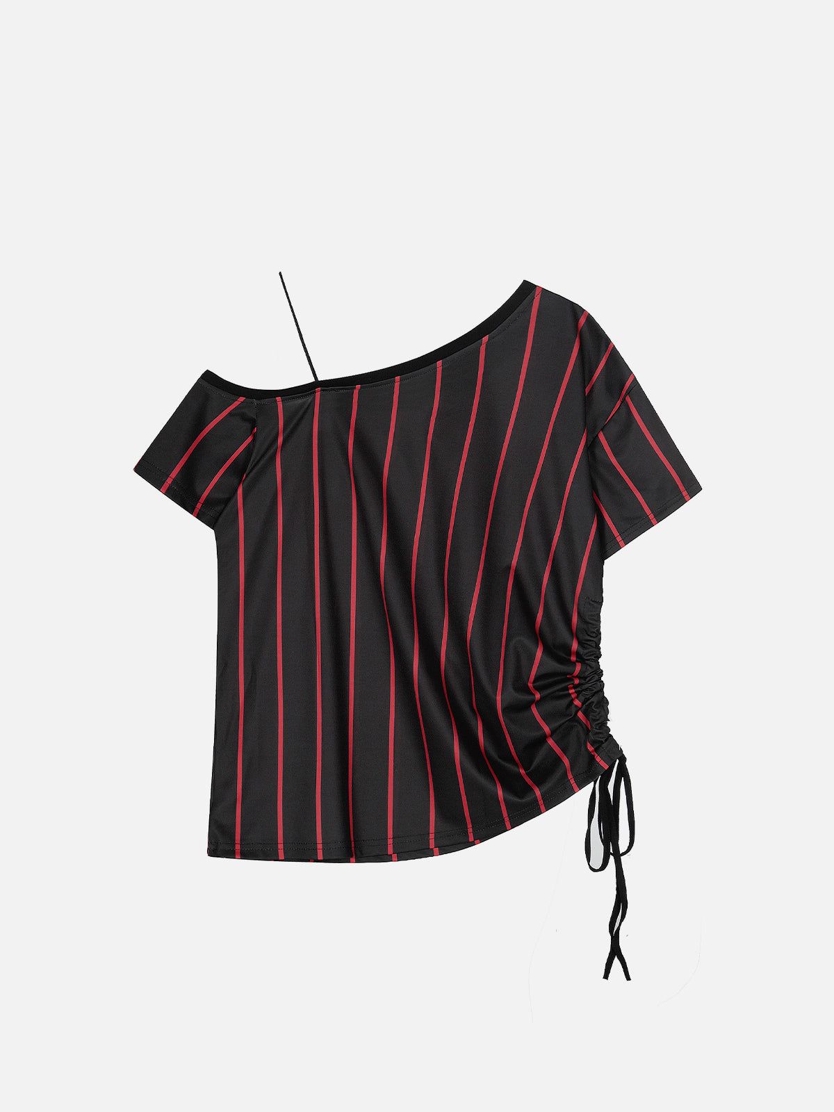 Alternative view of Aelfric Eden Off Shoulder Stripe Tee