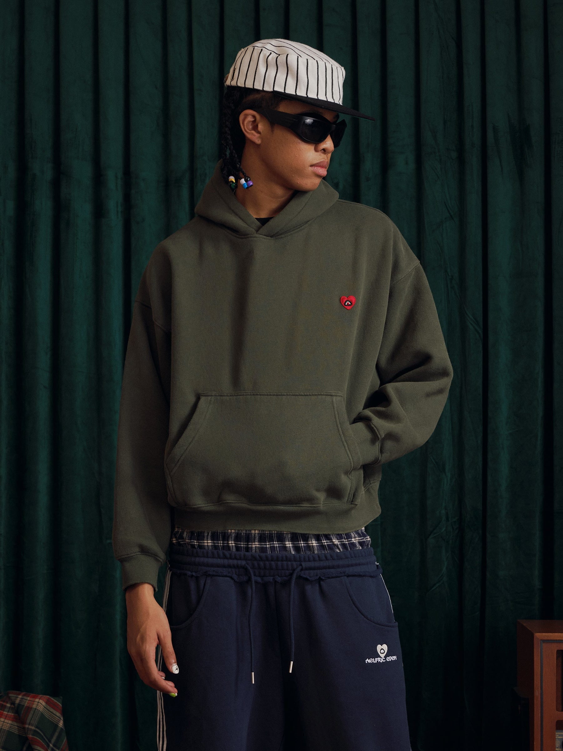 Alternative view of Aelfric Eden Boxy Fit Distressed Washed Hoodie