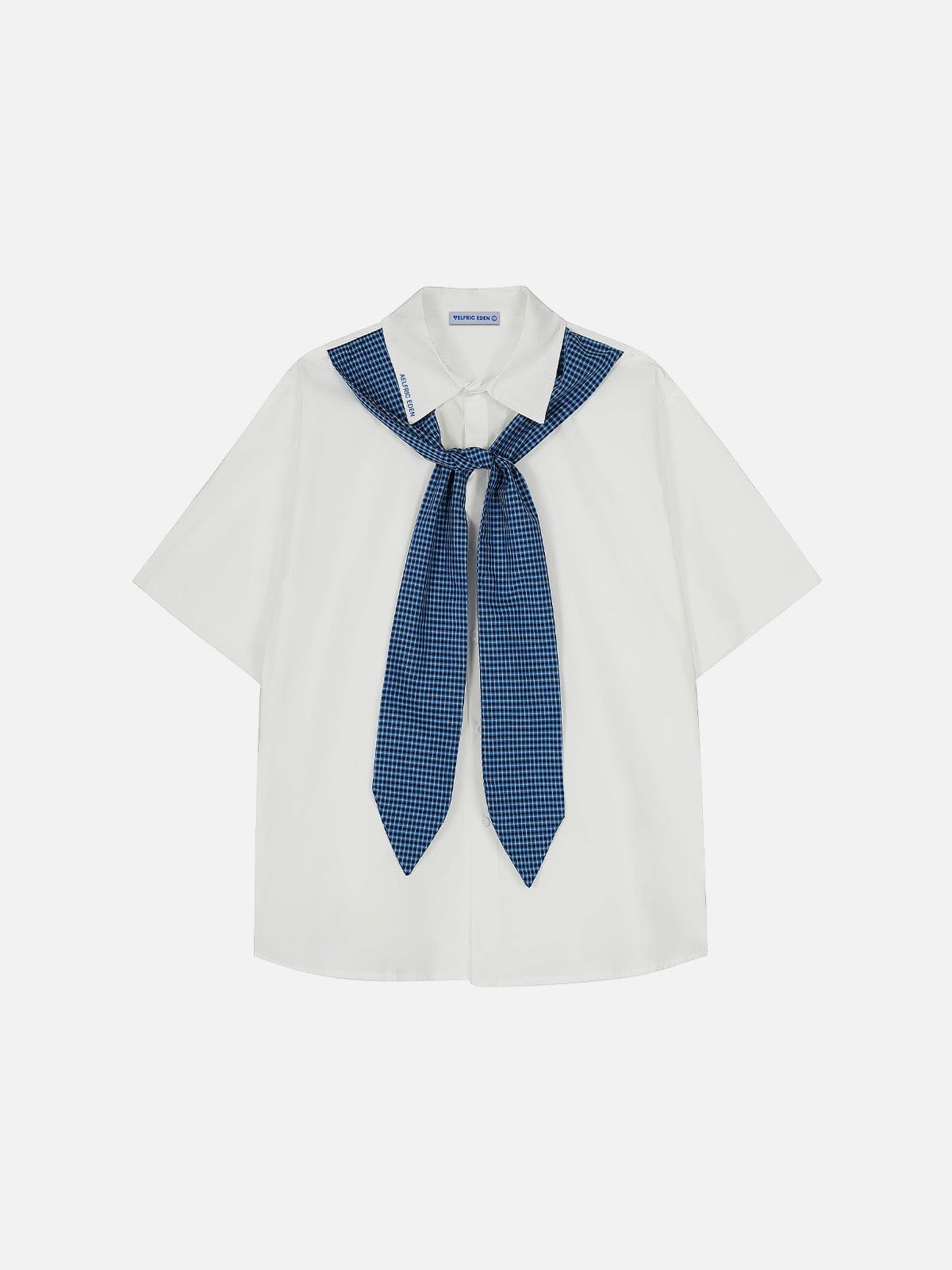 Alternative view of Aelfric Eden Plaid Necktie Shirt