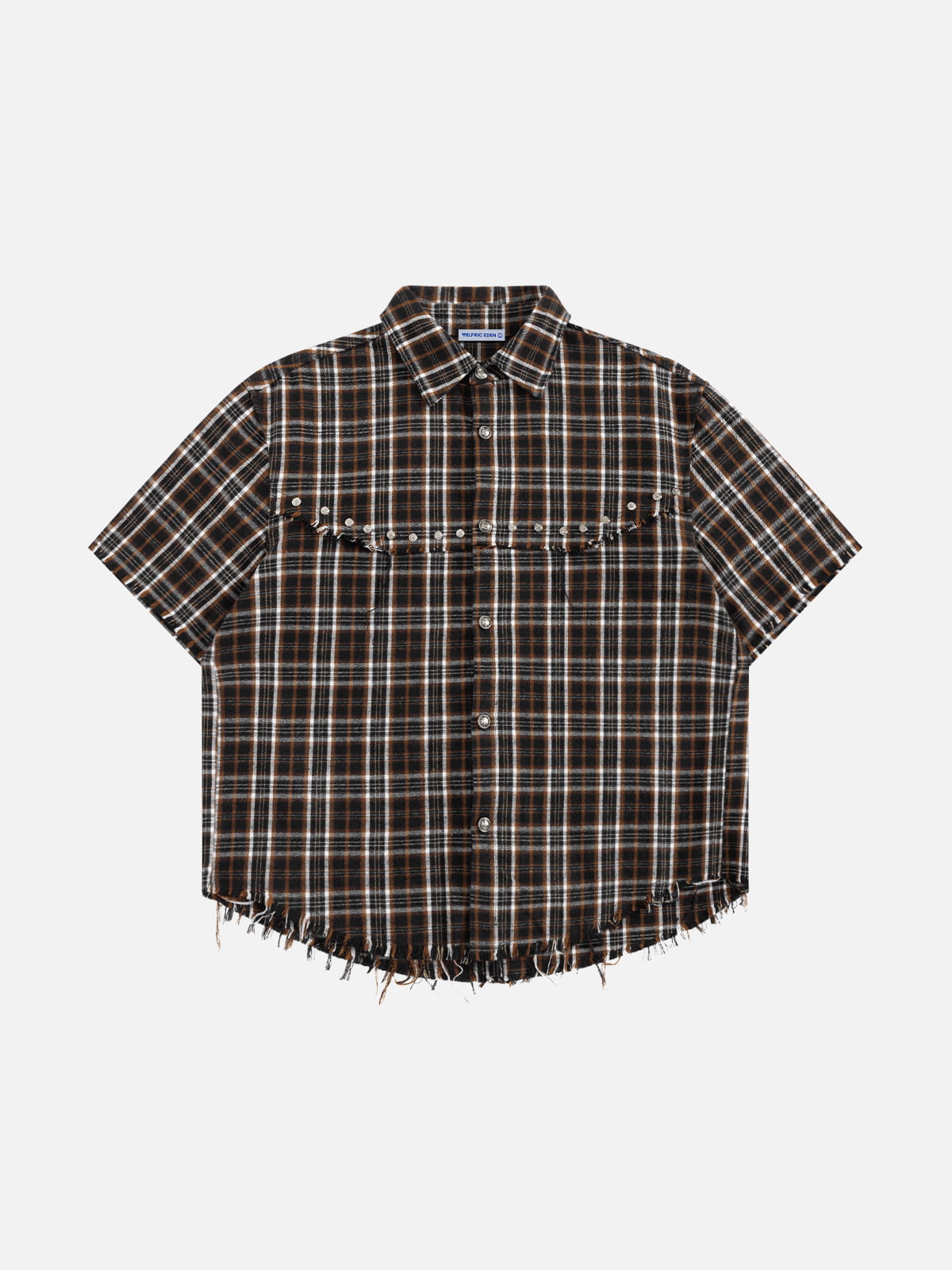 Aelfric Eden Boxy Plaid Short Sleeve Shirt