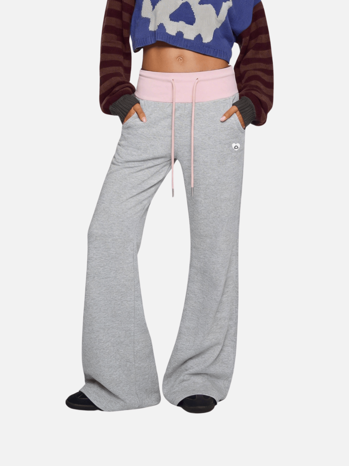 Aelfric Eden Contrast Waist Bootcut Sweatpants