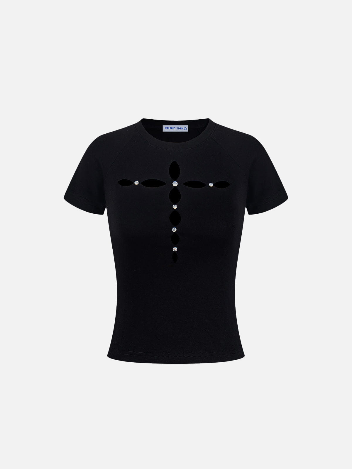 Aelfric Eden Rhinestone Cross Baby Tee