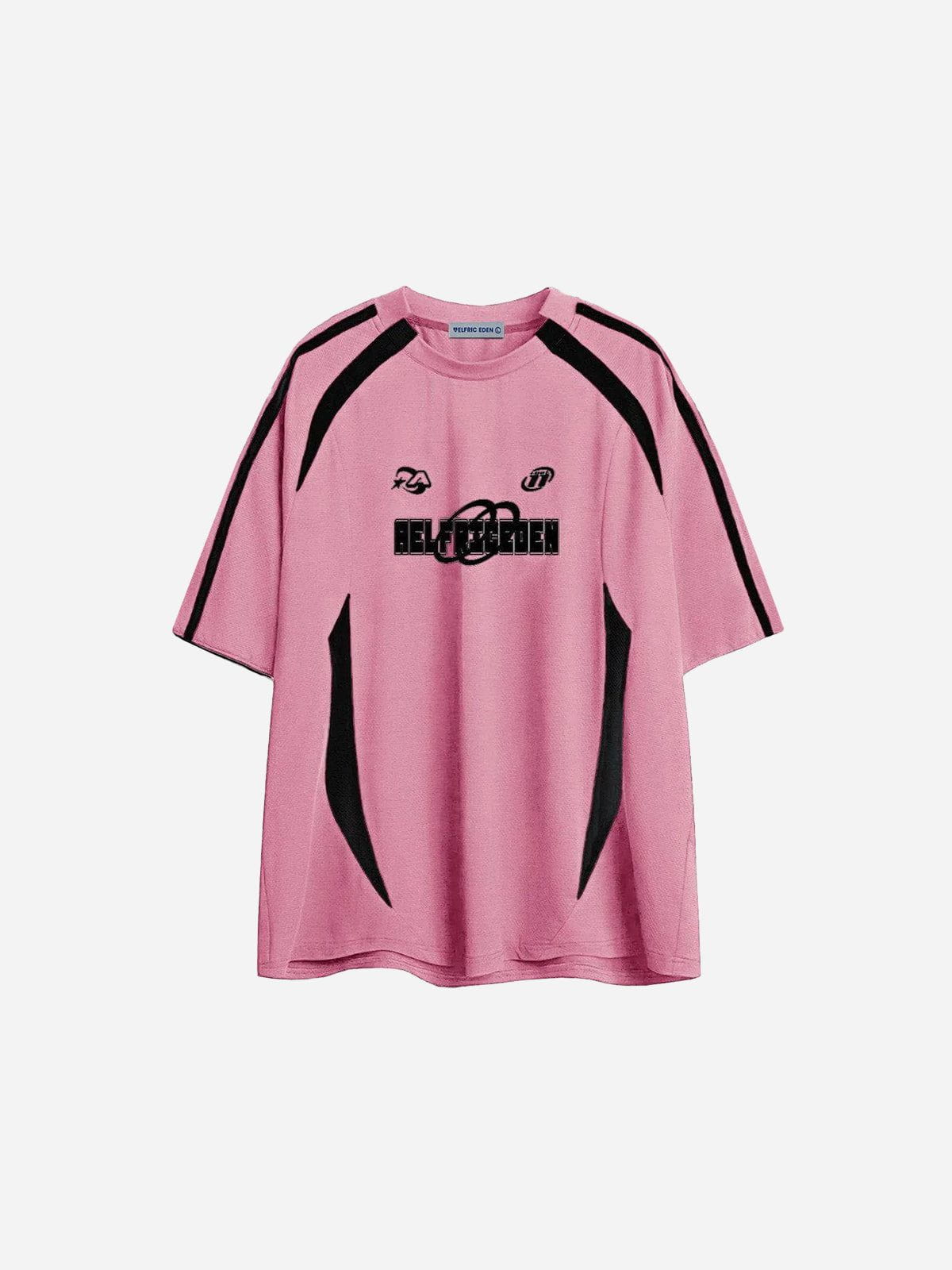 Alternative view of Aelfric Eden Contrast Color Stripe Soccer Jersey