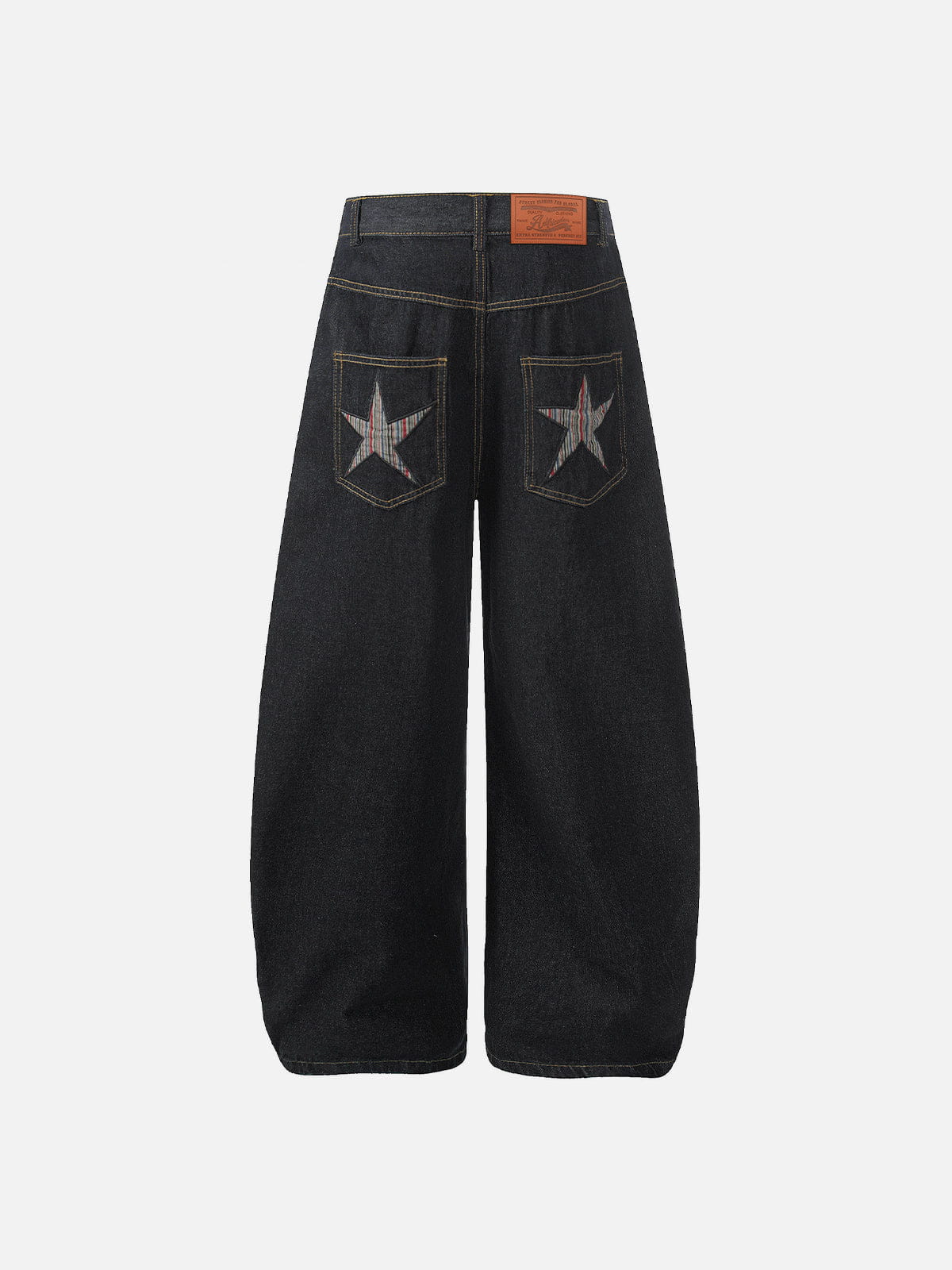 Alternative view of Aelfric Eden Striped Star Baggy Barrel Jeans