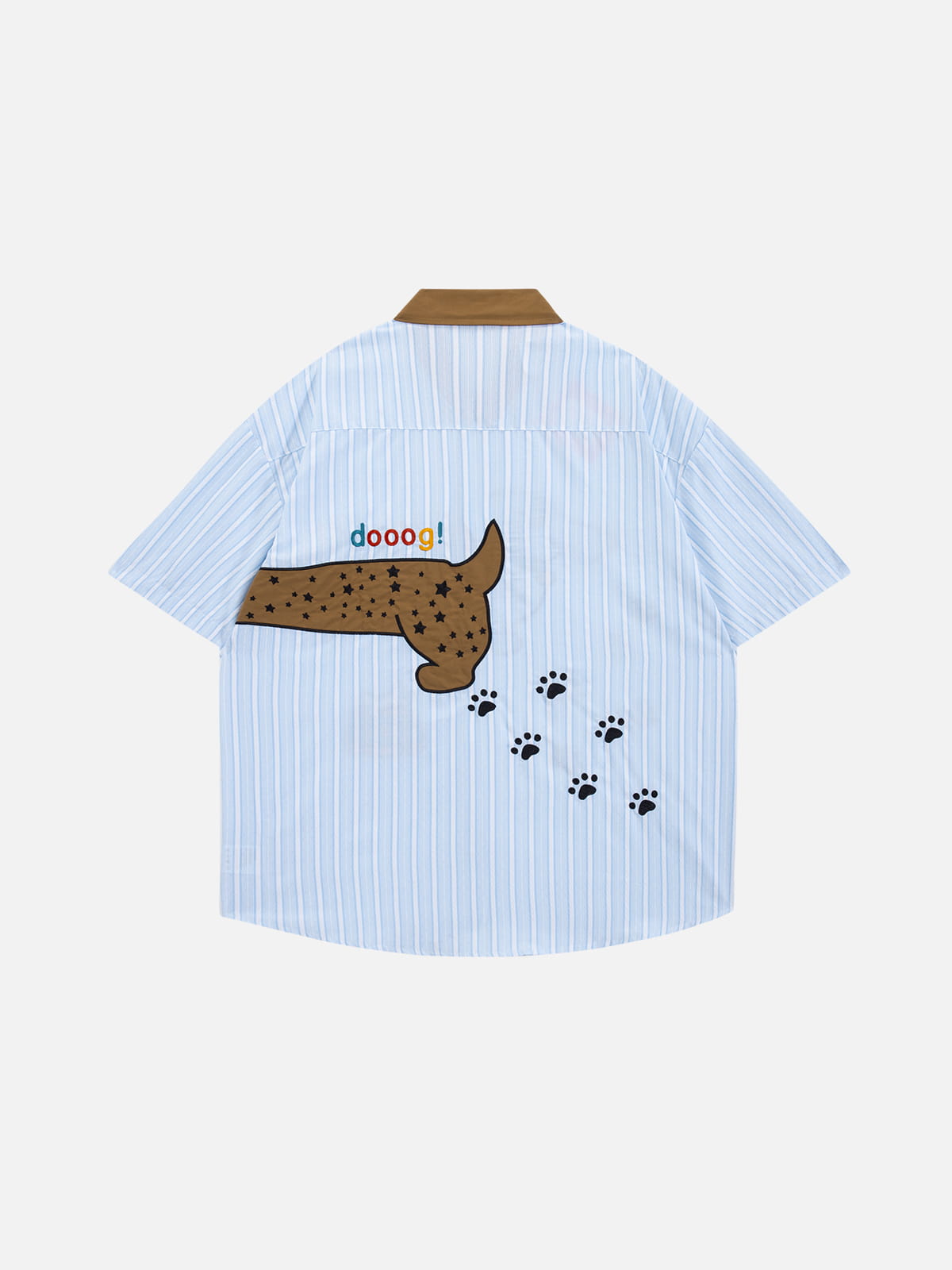 Alternative view of Aelfric Eden Embroidery Dachshund Short Sleeve Shirt