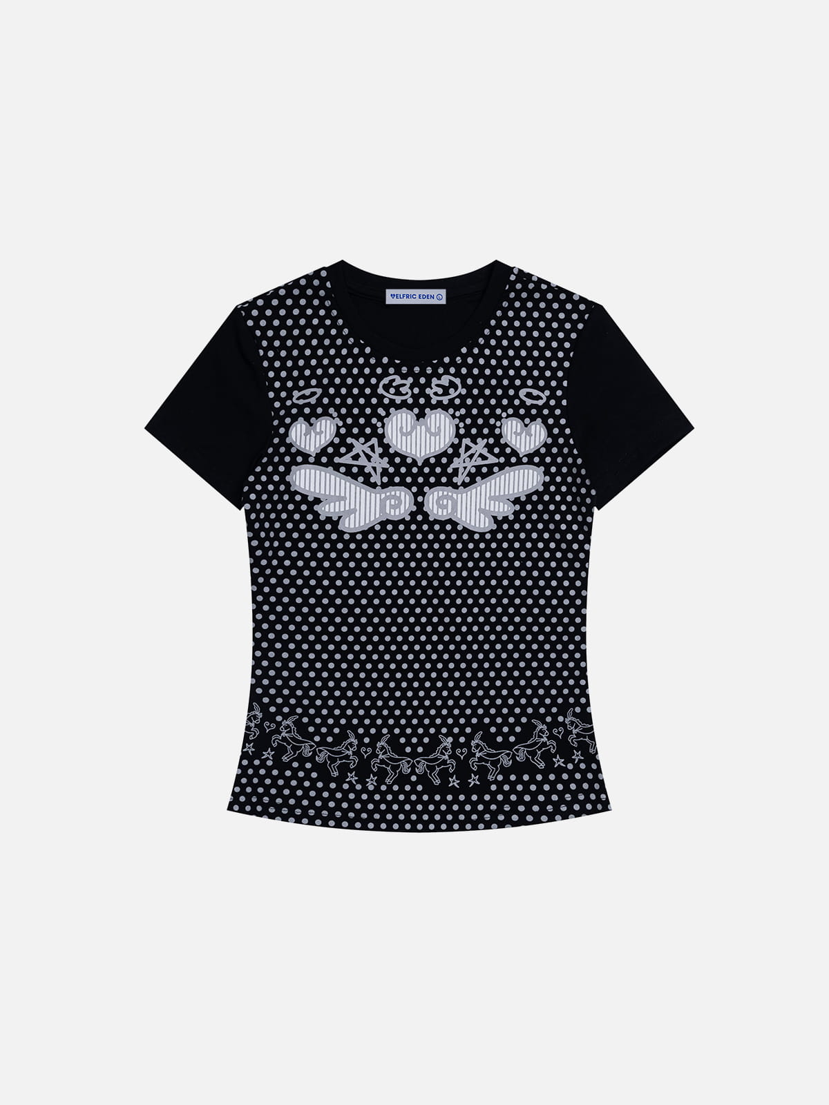 Alternative view of Aelfric Eden Polka Dot Baby Tee