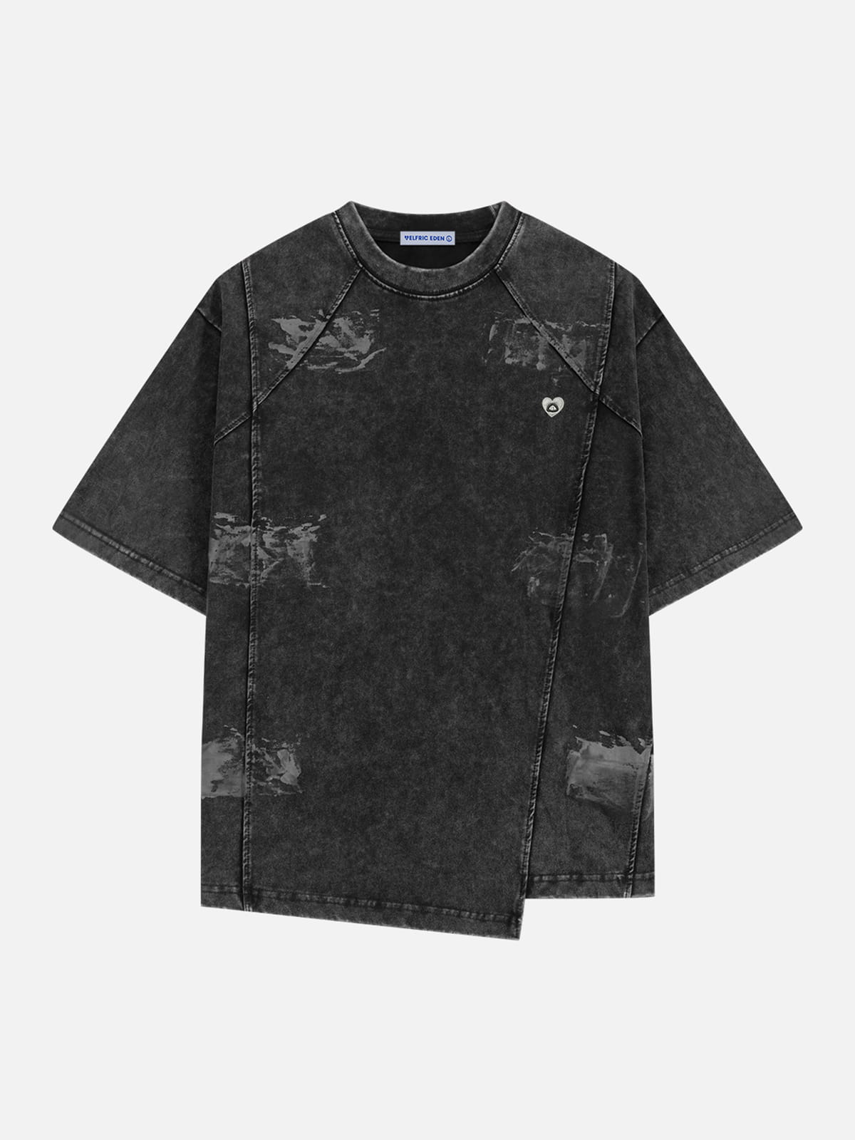 Alternative view of Aelfric Eden Washed Panel Construction Tee