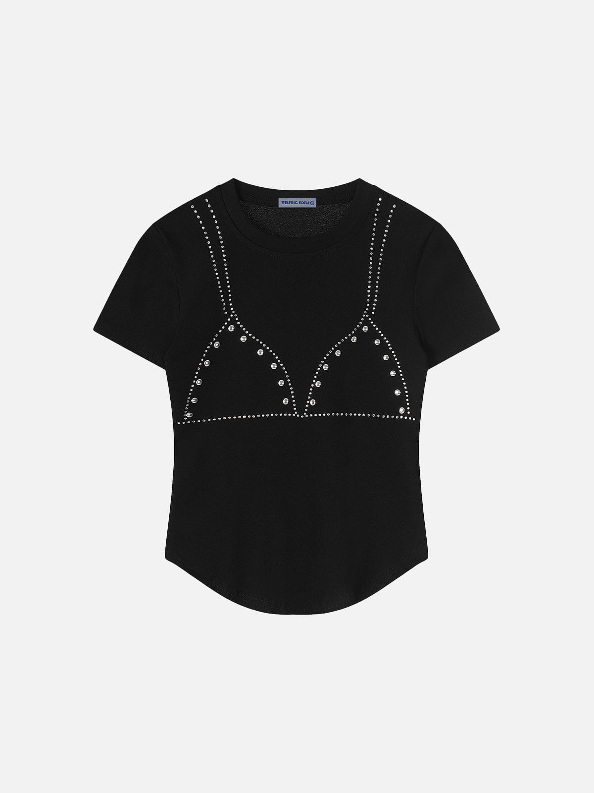 Alternative view of Aelfric Eden Rhinestone Studded Baby Tee