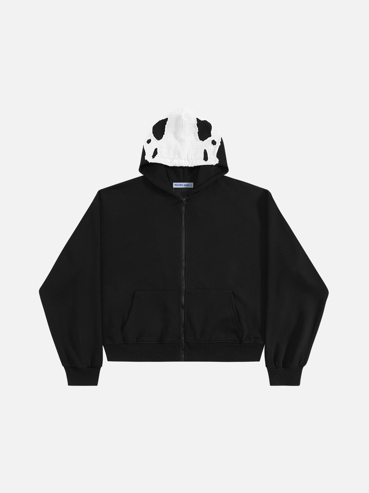 Alternative view of Aelfric Eden Boxy Skeleton Patch Zip Up Hoodie