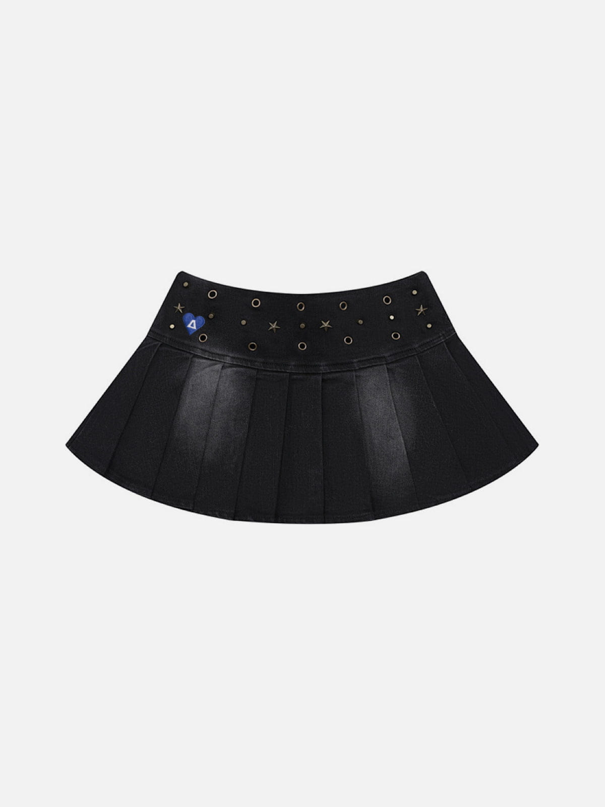 Alternative view of Aelfric Eden Studded Pleated Denim Skirt
