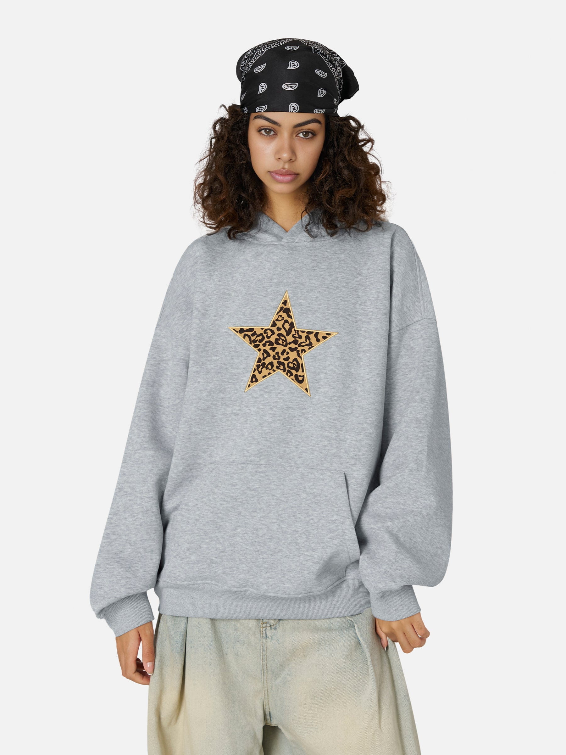 Aelfric Eden Leopard Oversized Hoodie