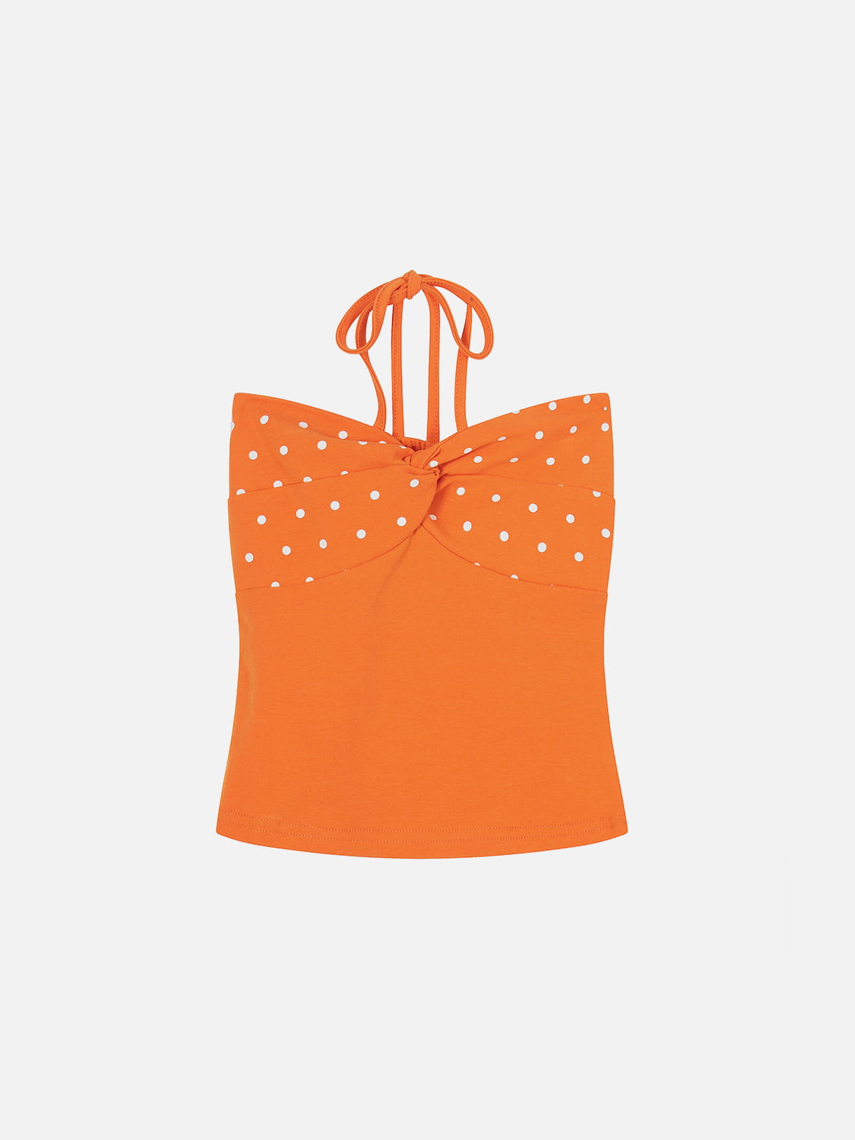Alternative view of Aelfric Eden Polka Dot Twist Halter Top