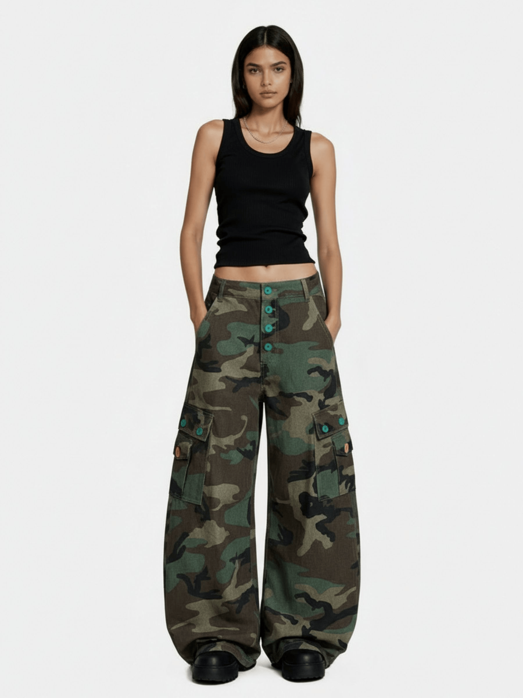 Aelfric Eden Camo Baggy Barrel Pants