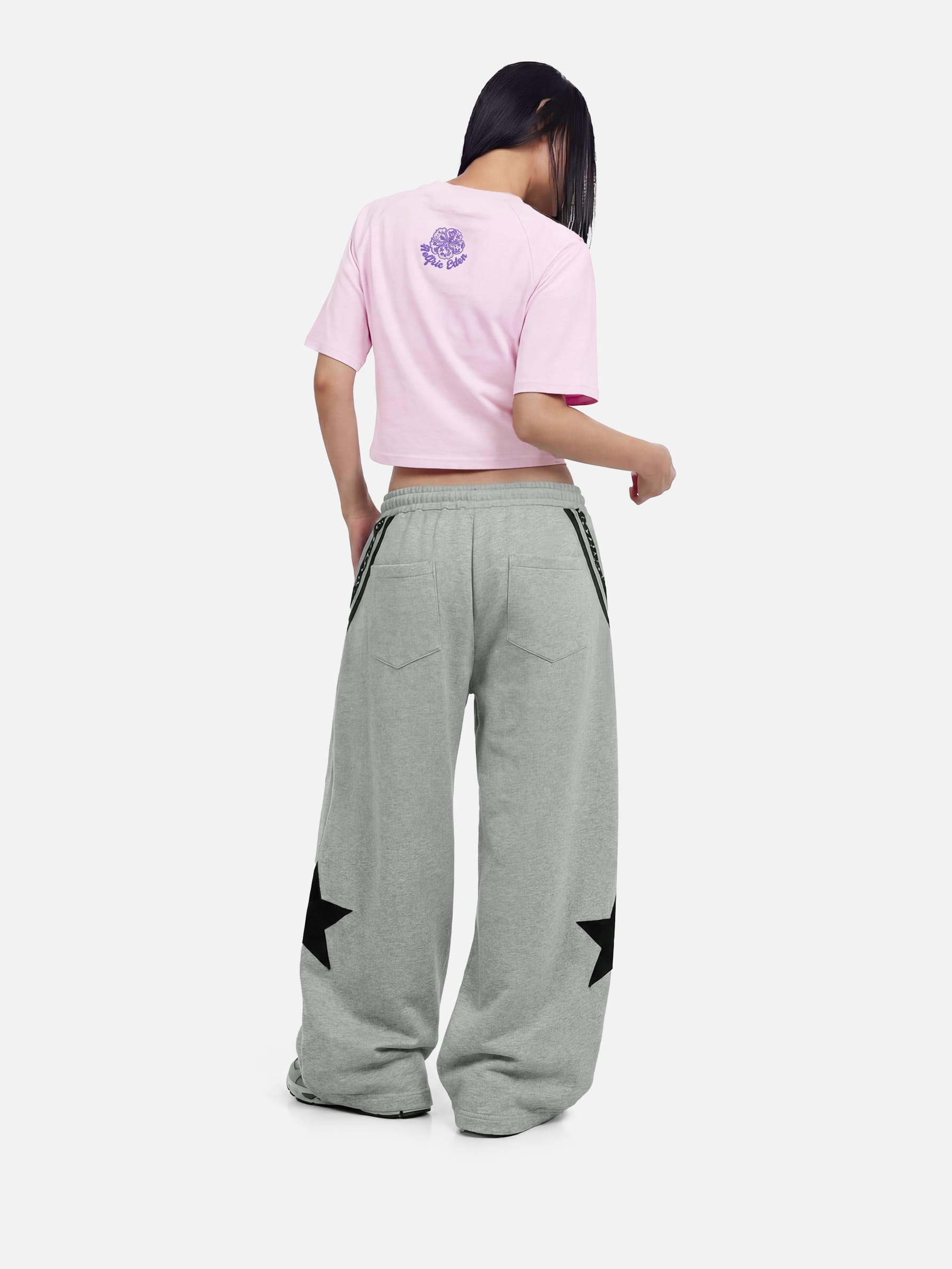 Alternative view of [Pre-Order] Aelfric Eden Cropped Floral Motif Tee