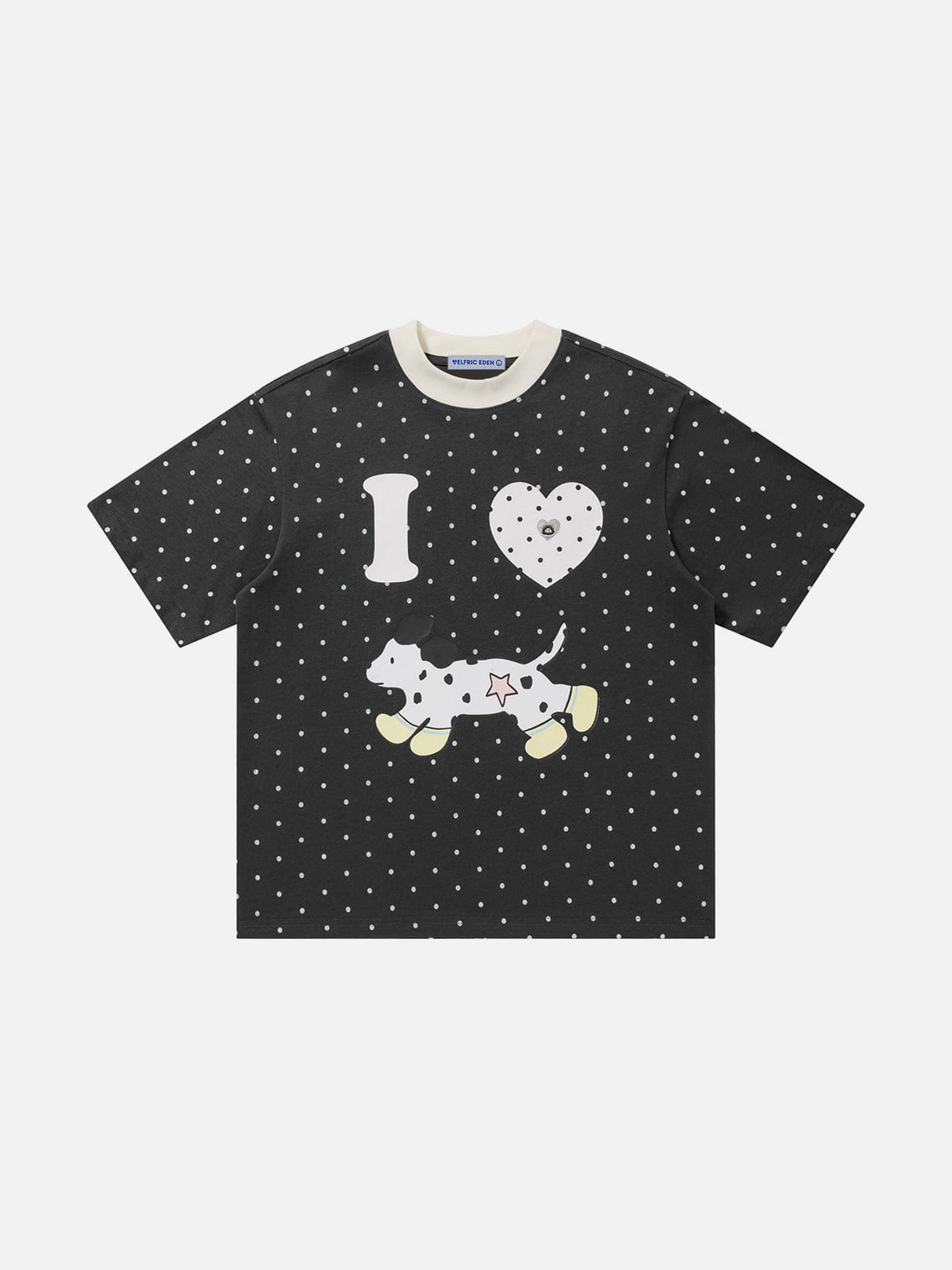 Alternative view of Aelfric Eden Polka Dot Graphic Tee