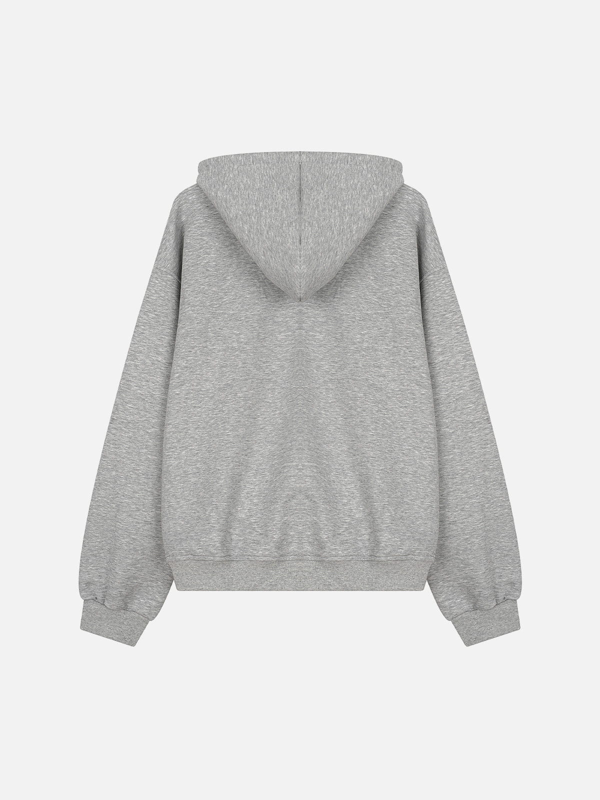 Alternative view of Aelfric Eden Boxy Turquoise Placket Pullover Hoodie