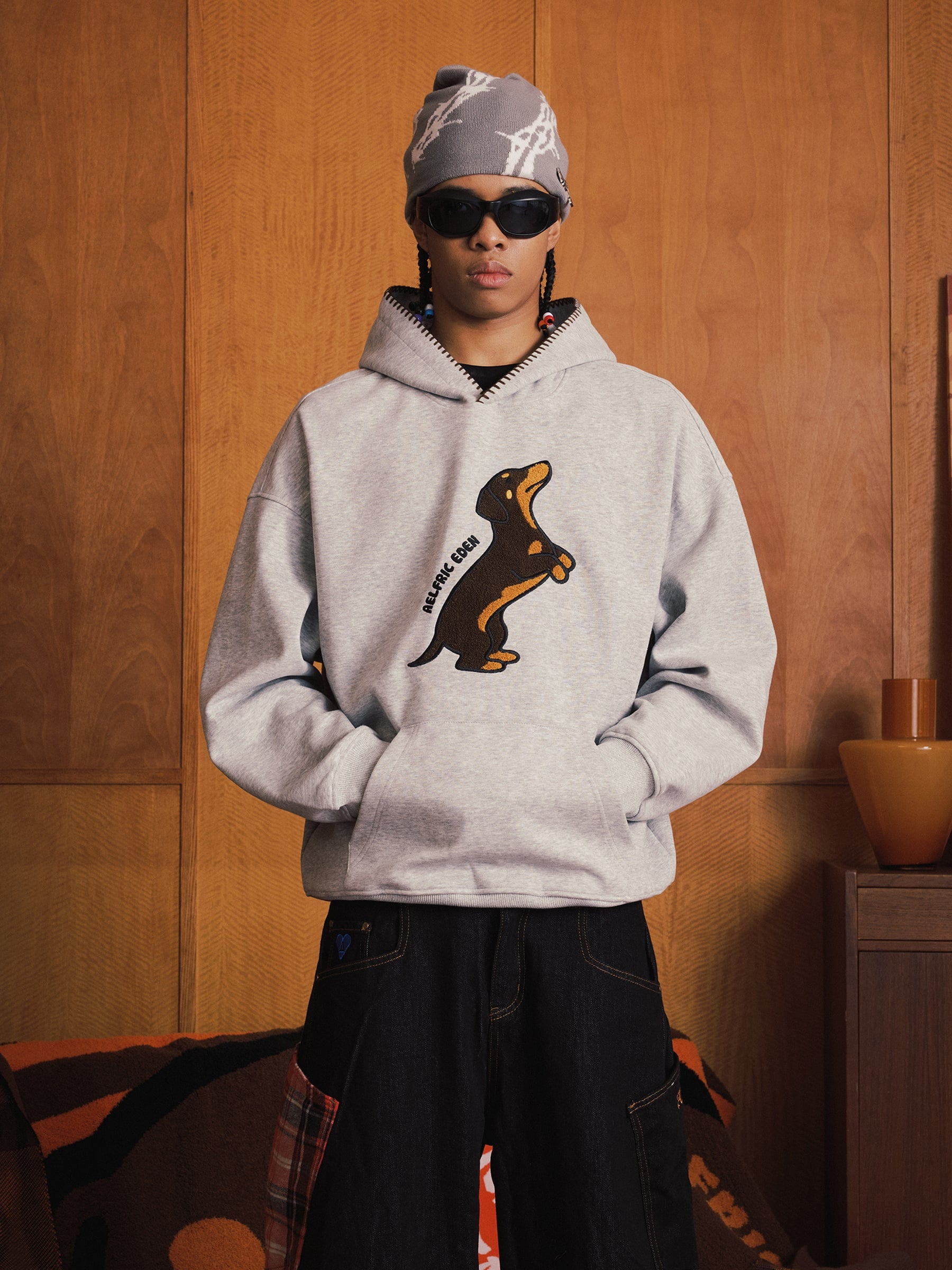 Alternative view of Aelfric Eden Dachshund Pullover Hoodie
