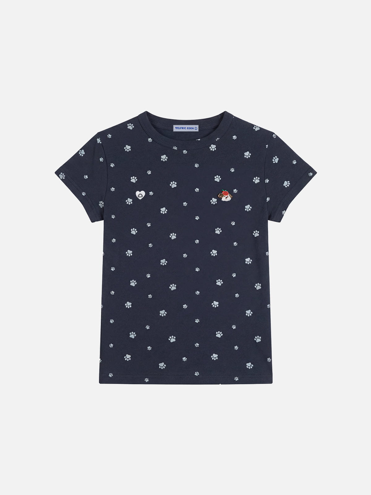 Alternative view of Aelfric Eden Paw Pattern Baby Tee