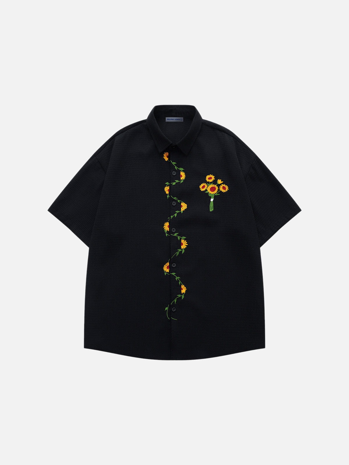 Alternative view of Aelfric Eden Floral Embroidery Short Sleeve Shirt