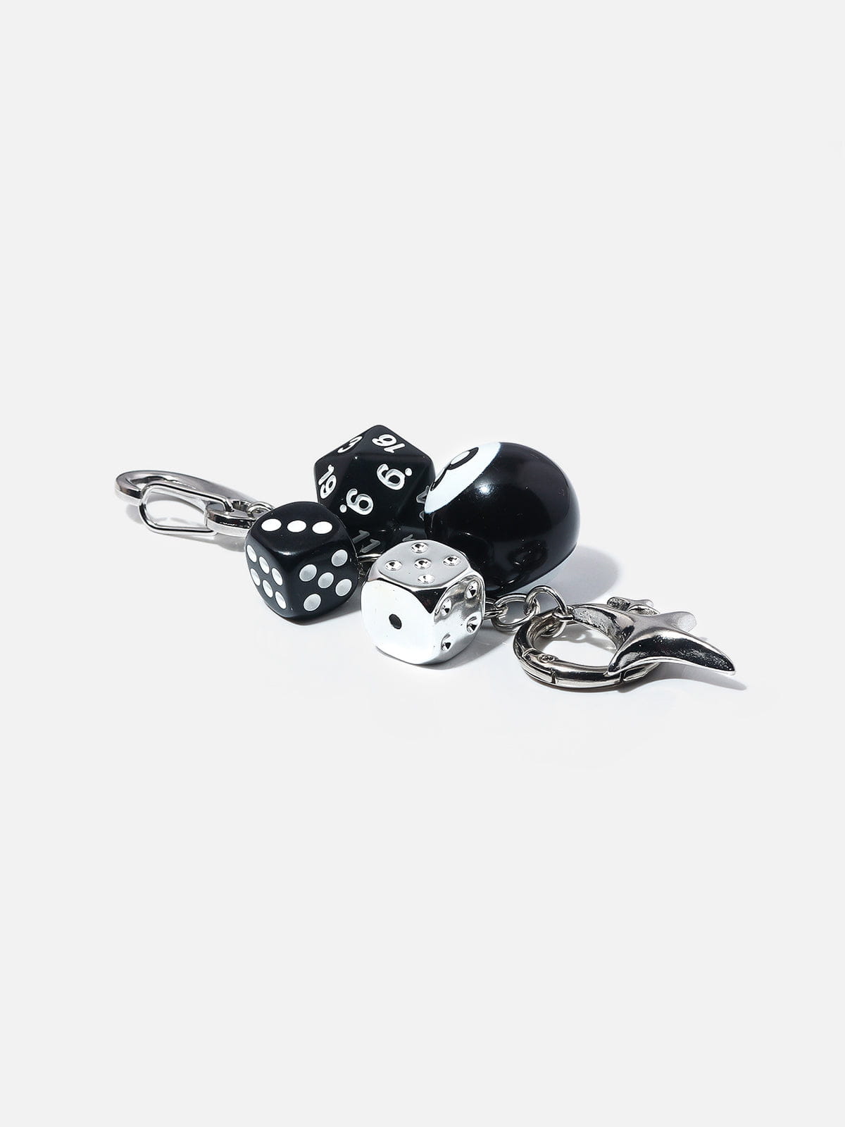 Alternative view of Dice Charm Keychain