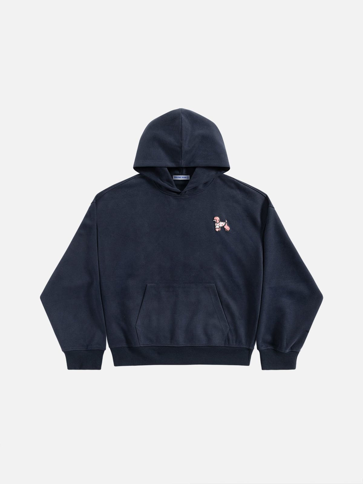 Alternative view of Aelfric Eden Oversized Cute Poodle Pullover Hoodie