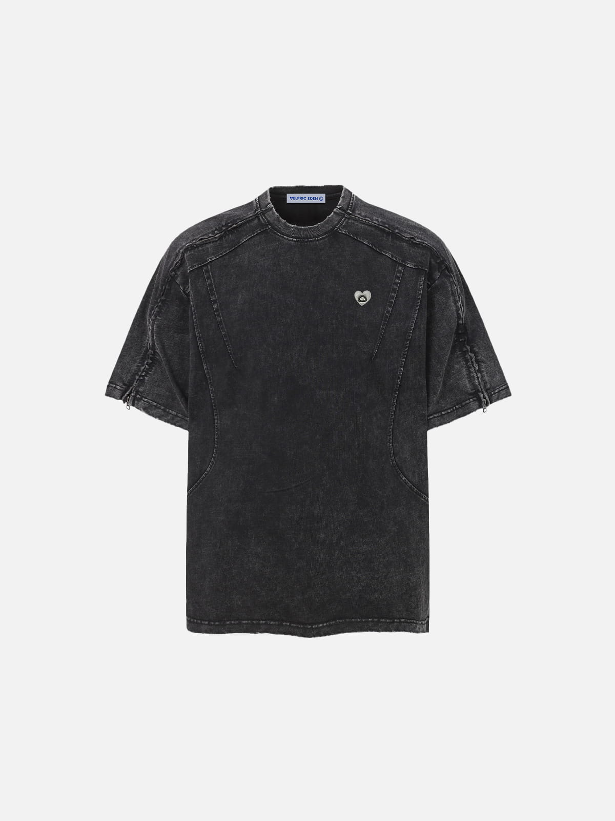 Alternative view of Aelfric Eden Washed Panel Seam Tee