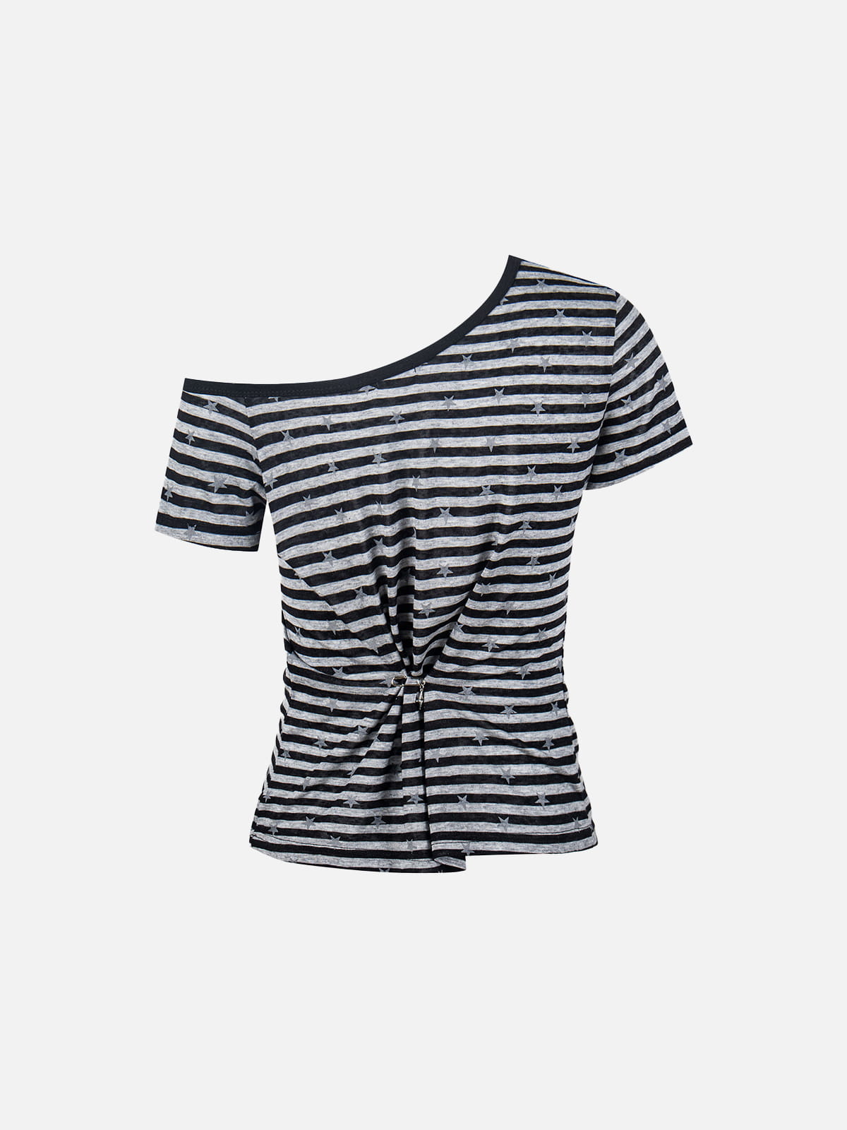 Alternative view of Aelfric Eden Stripe Star Off-The-Shoulder Tee