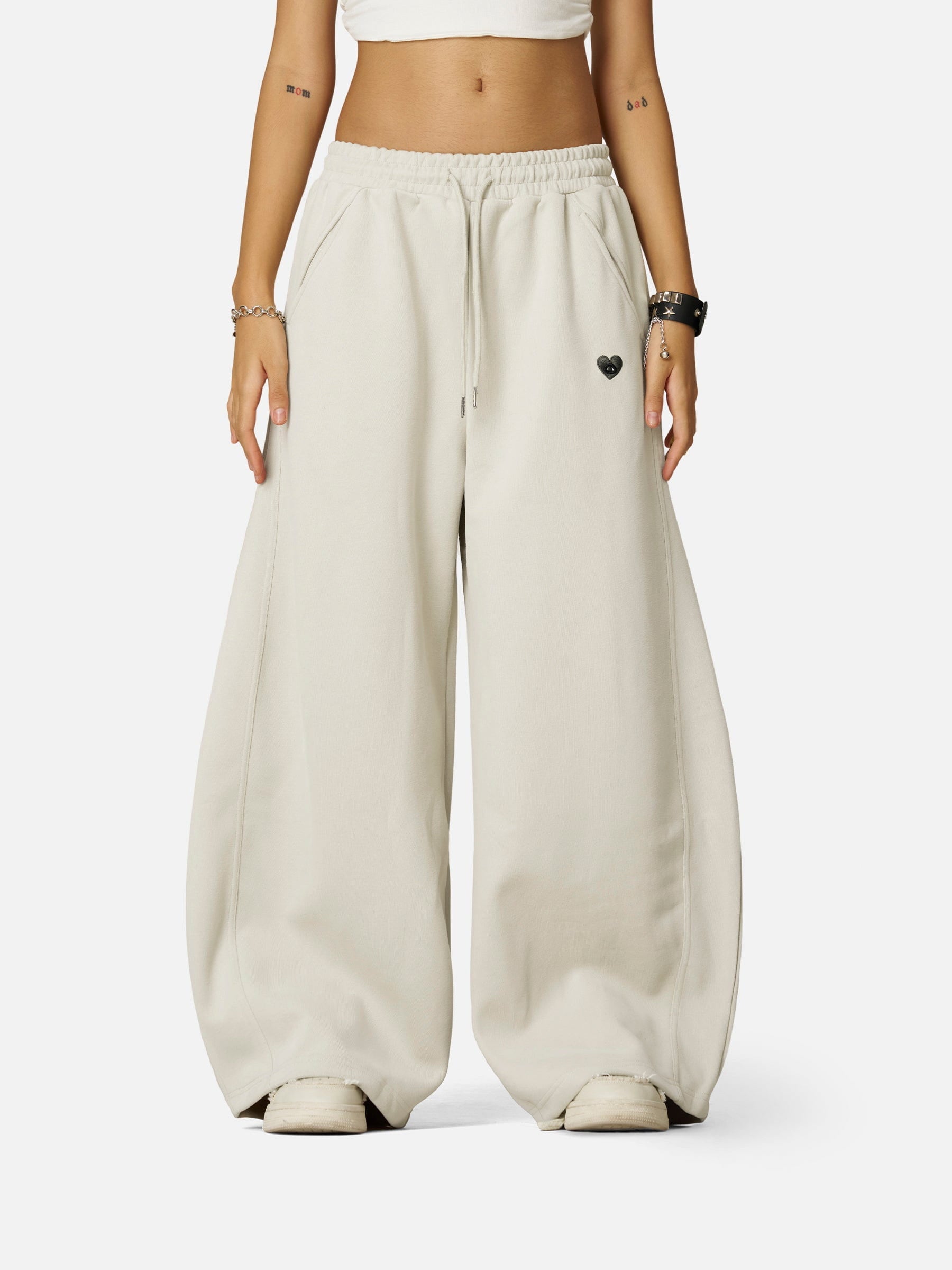 Aelfric Eden Khaki Super Baggy Barrel Sweatpants