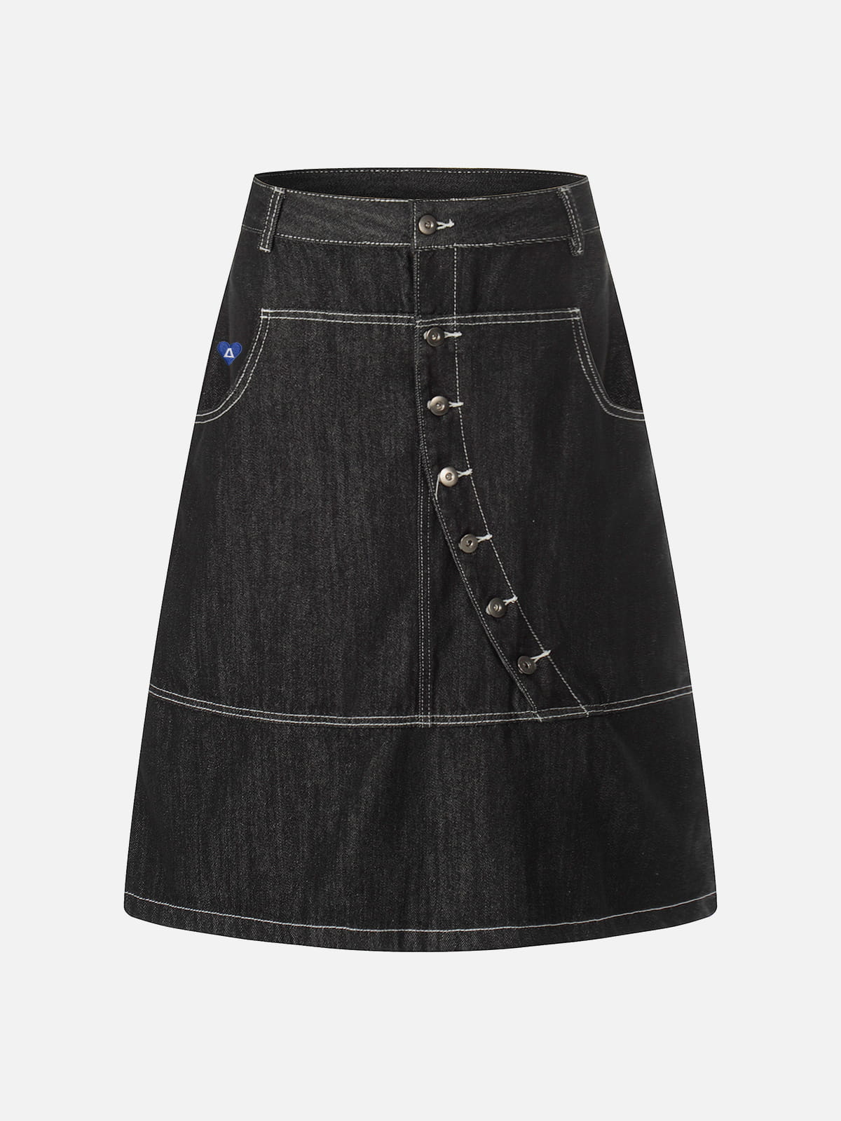 Aelfric Eden Asymmetric Button Fly Skirt