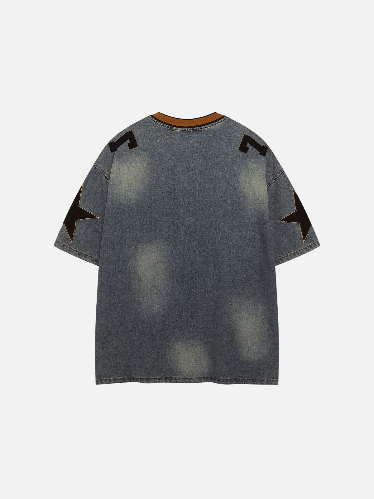 Alternative view of Aelfric Eden 77 V-Neck Vintage Star Denim Tee