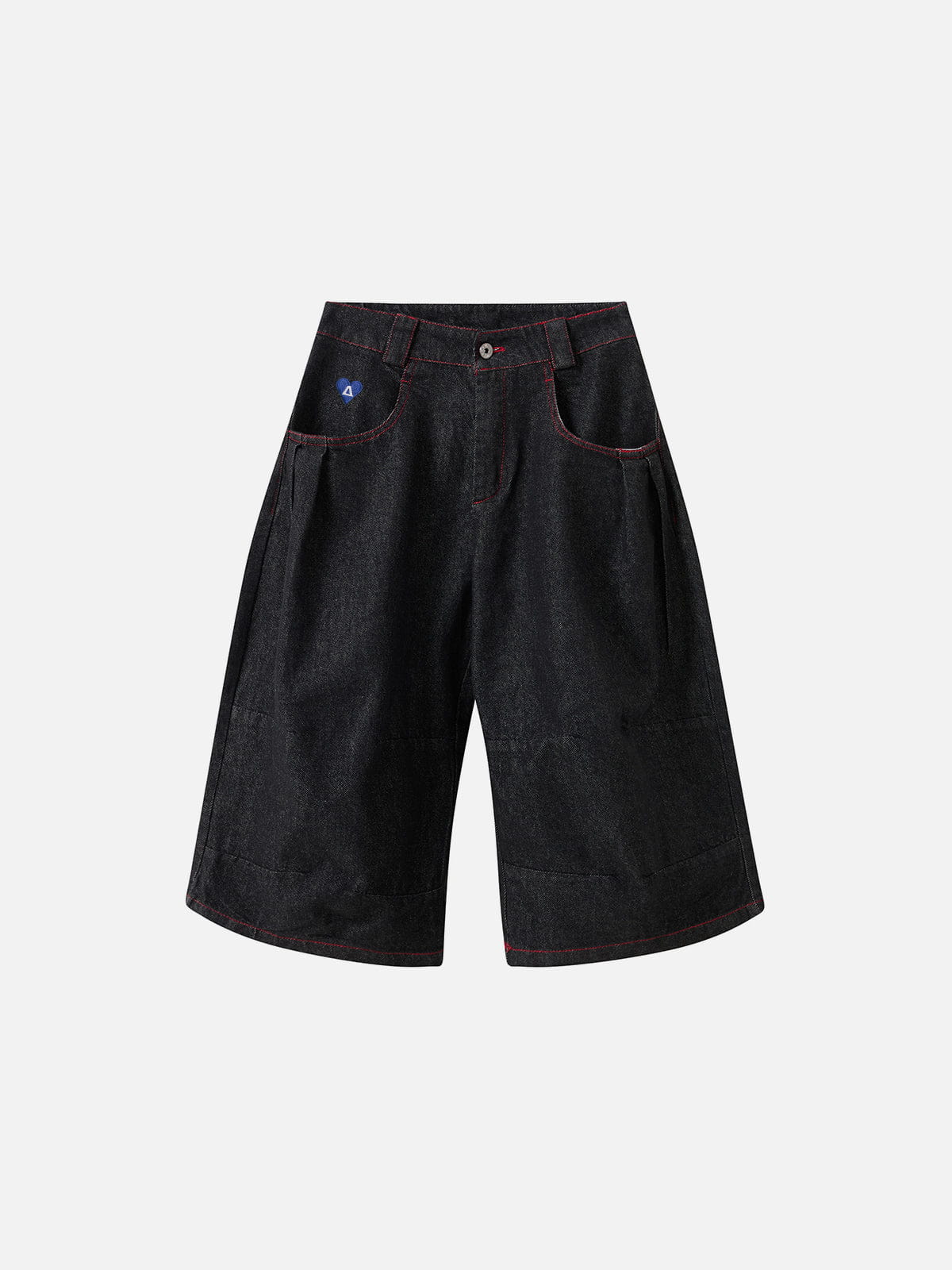 Aelfric Eden Contrast Stitch Longline Jorts