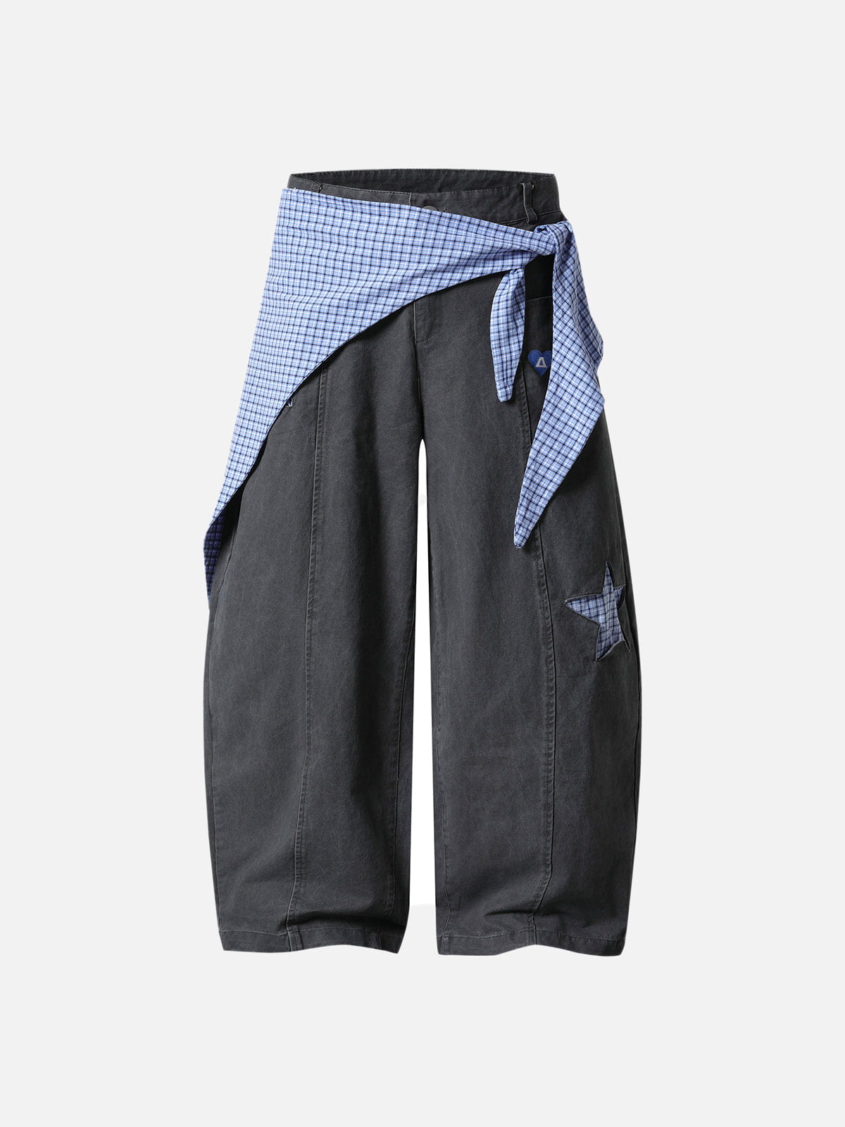 Alternative view of Aelfric Eden Plaid Scarf Baggy Barrel Pants