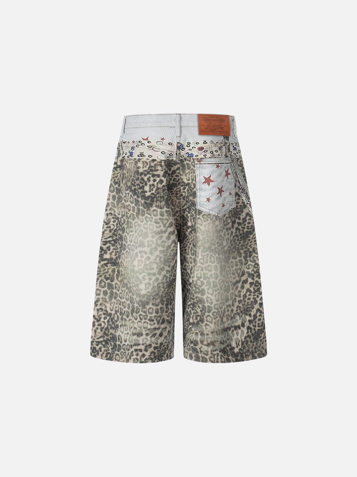Alternative view of Aelfric Eden Leopard Longline Jorts
