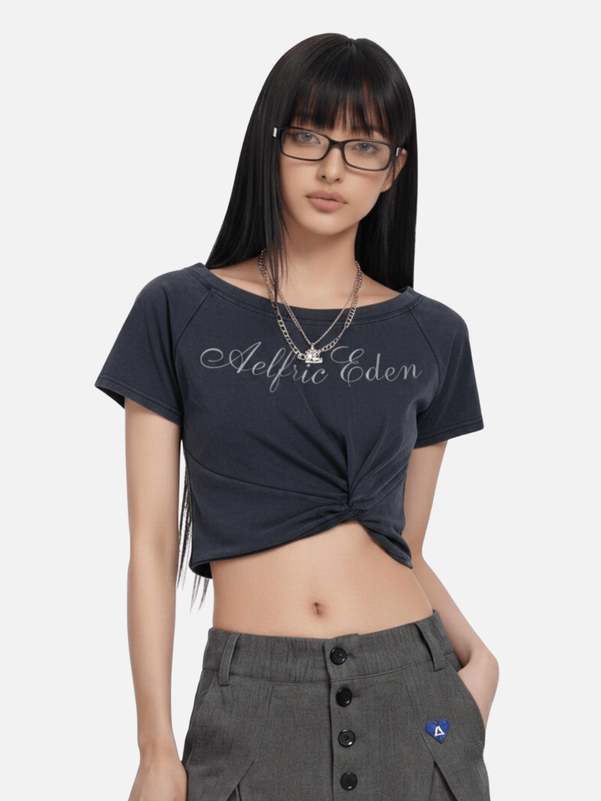 Aelfric Eden Washed Pleated Baby Tee