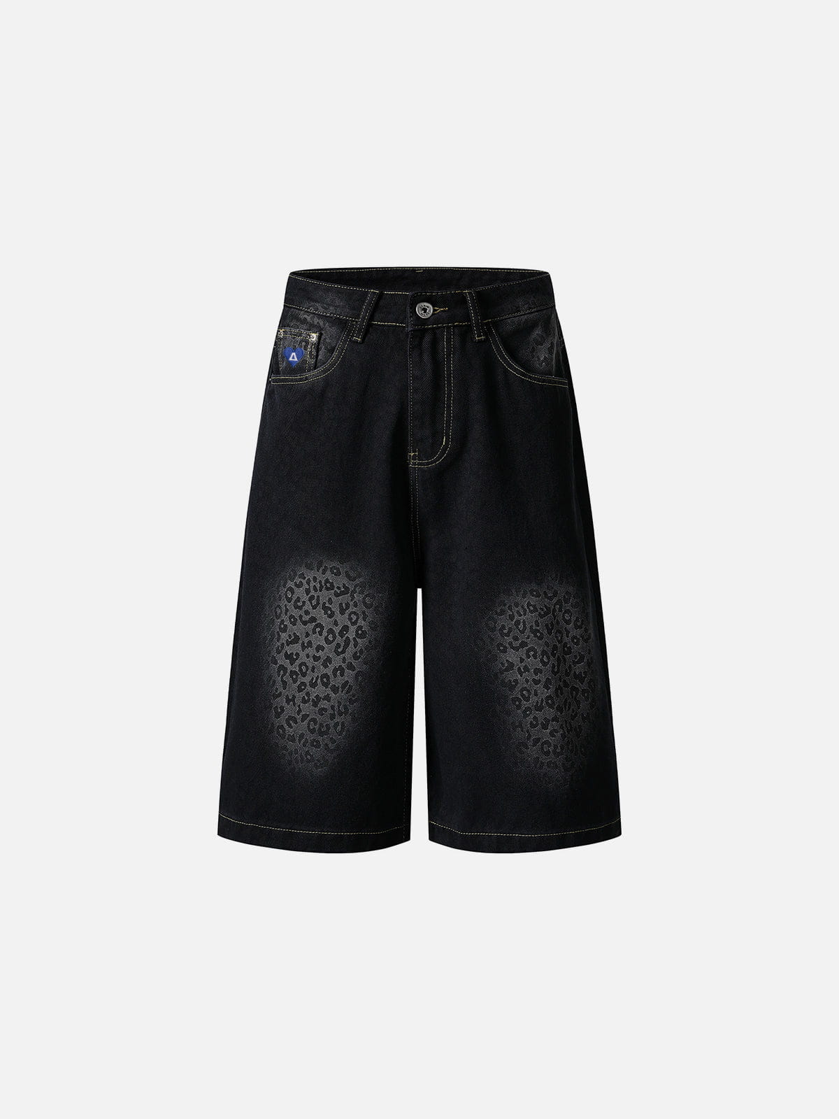 Aelfric Eden Leopard Washed Longline Jorts
