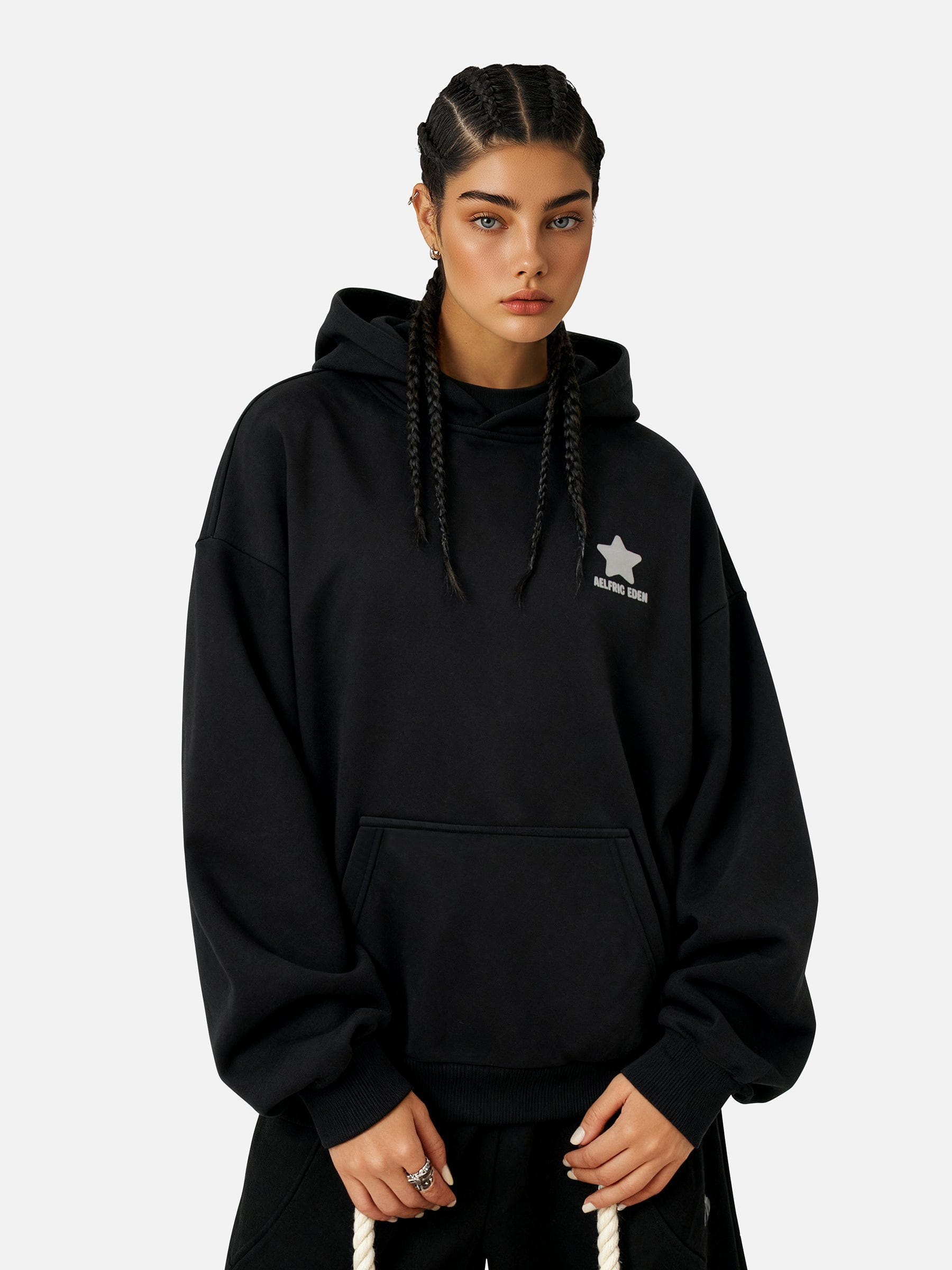Alternative view of Aelfric Eden Oversized Eden Star Hoodie