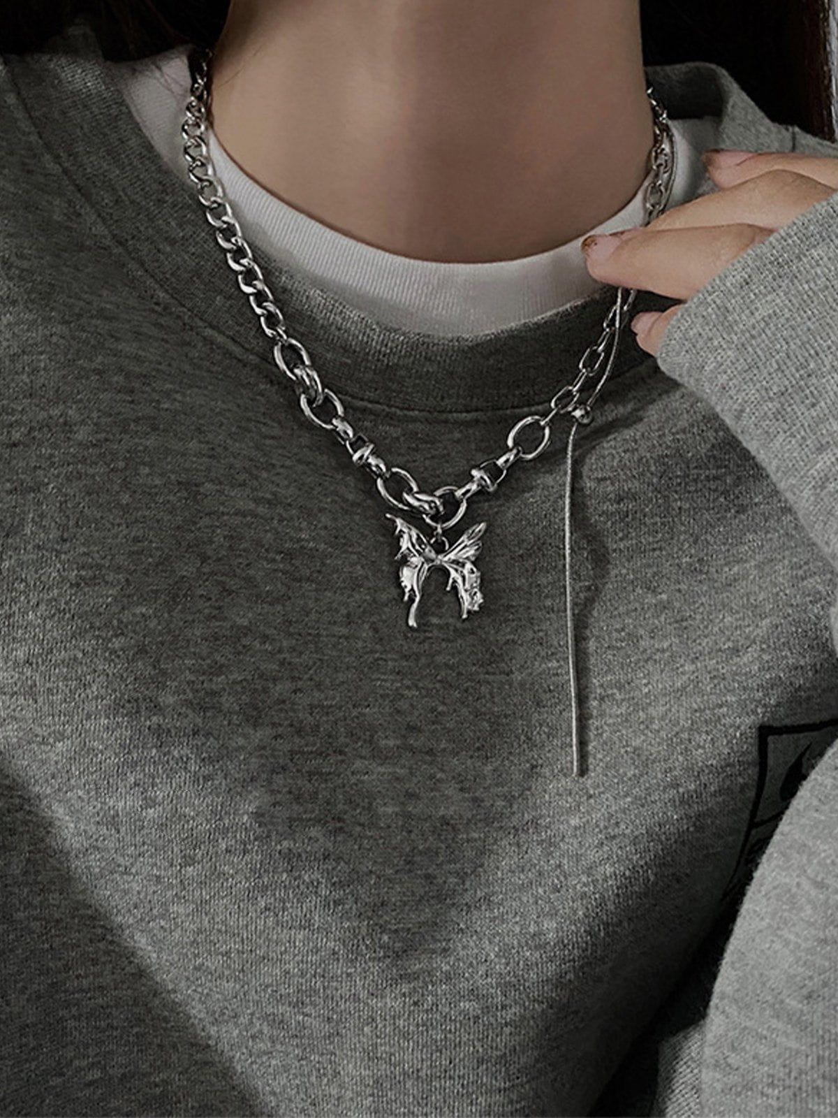 Aelfric Eden Butterfly Pendant Necklace