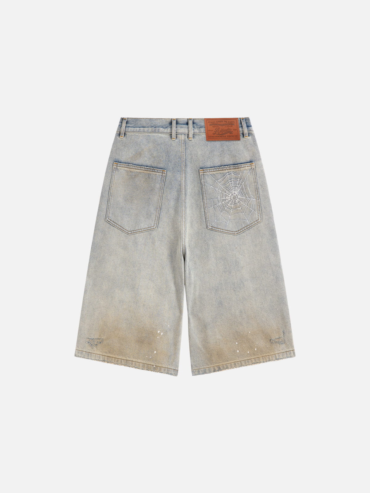 Alternative view of Aelfric Eden Spider Web Embroidered Jorts
